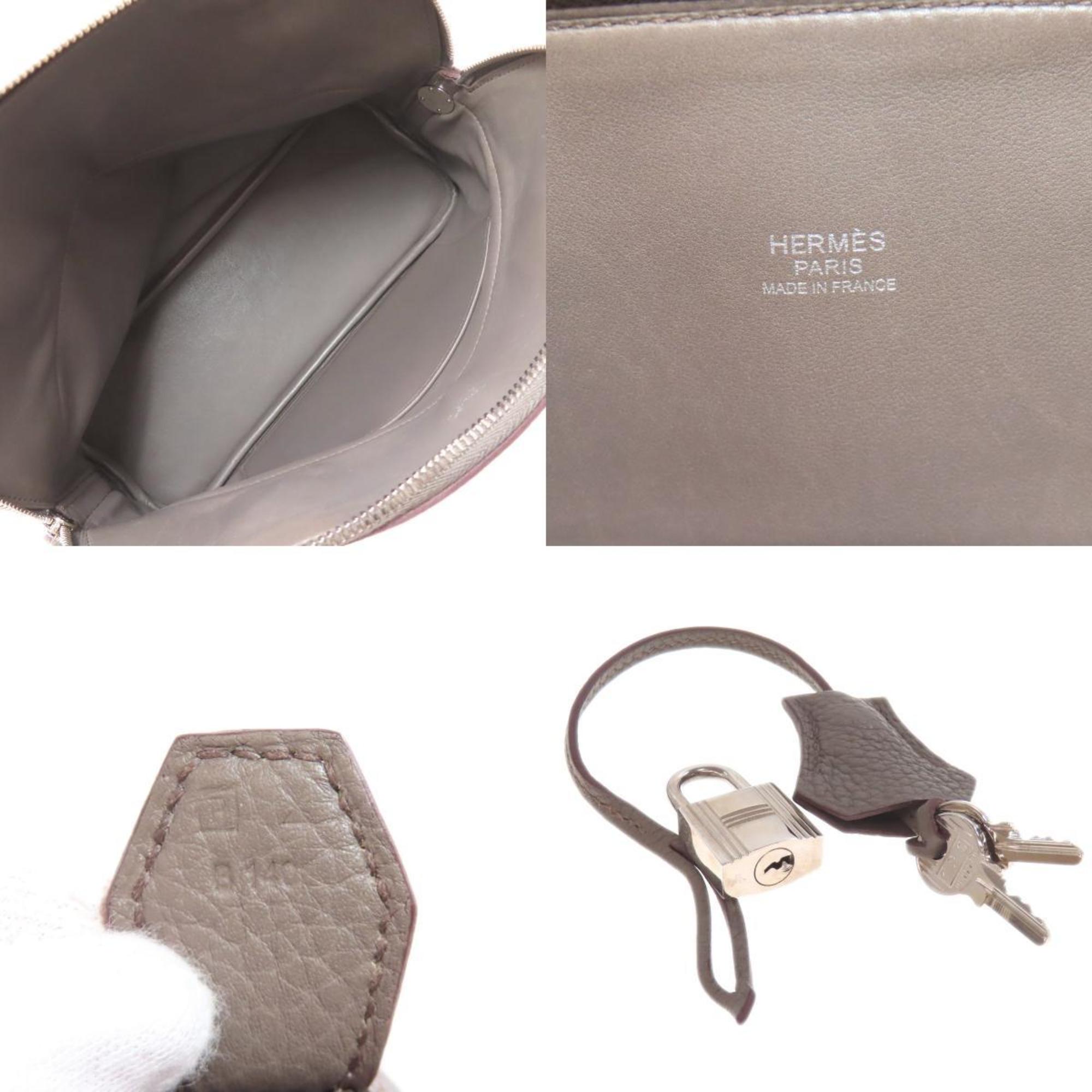 Hermes Bolide Gray Handbag (Pre-Owned)