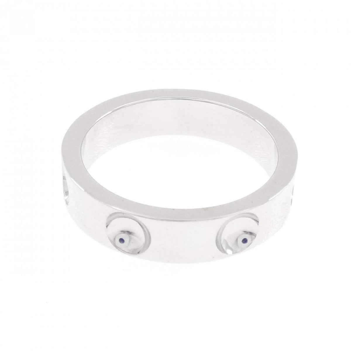 Louis Vuitton White Gold (18K) Band Ring (Pre-Owned)