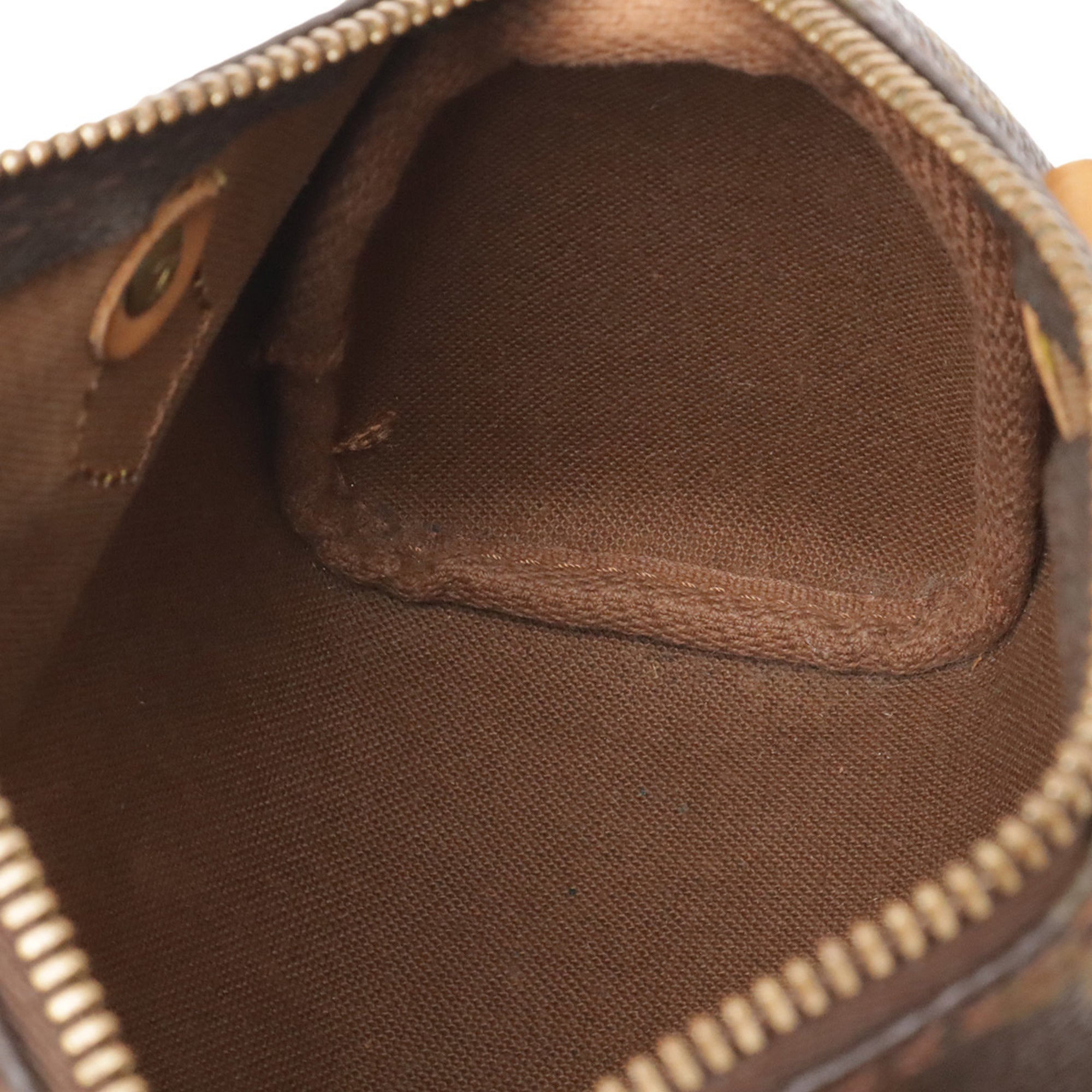 Louis Vuitton Brown Monogram Canvas Pvc Coated Canvas Handbag Pouch (Pre-Owned)