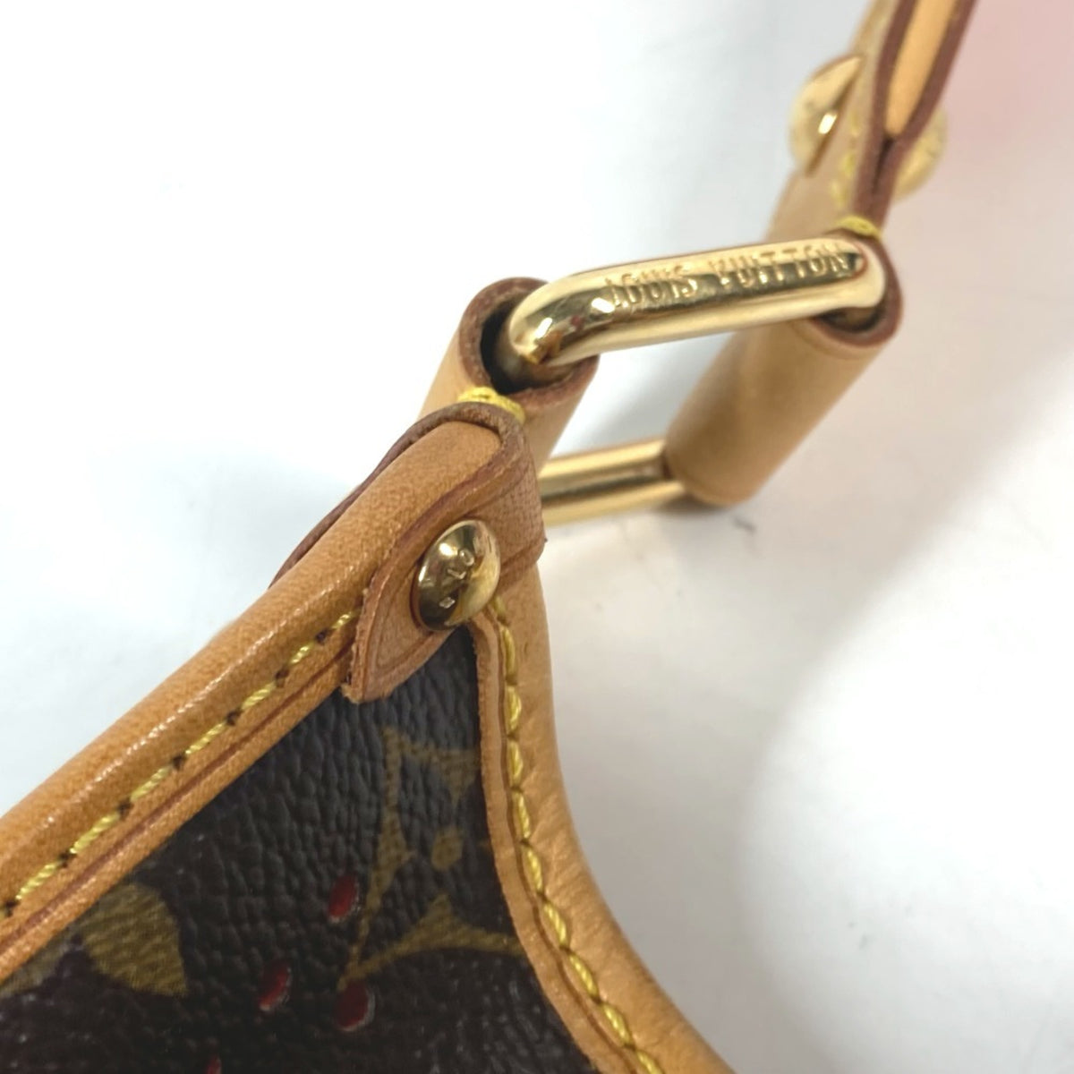 Louis Vuitton Brown Orange Monogram Shoulder Bag (Pre-Owned)