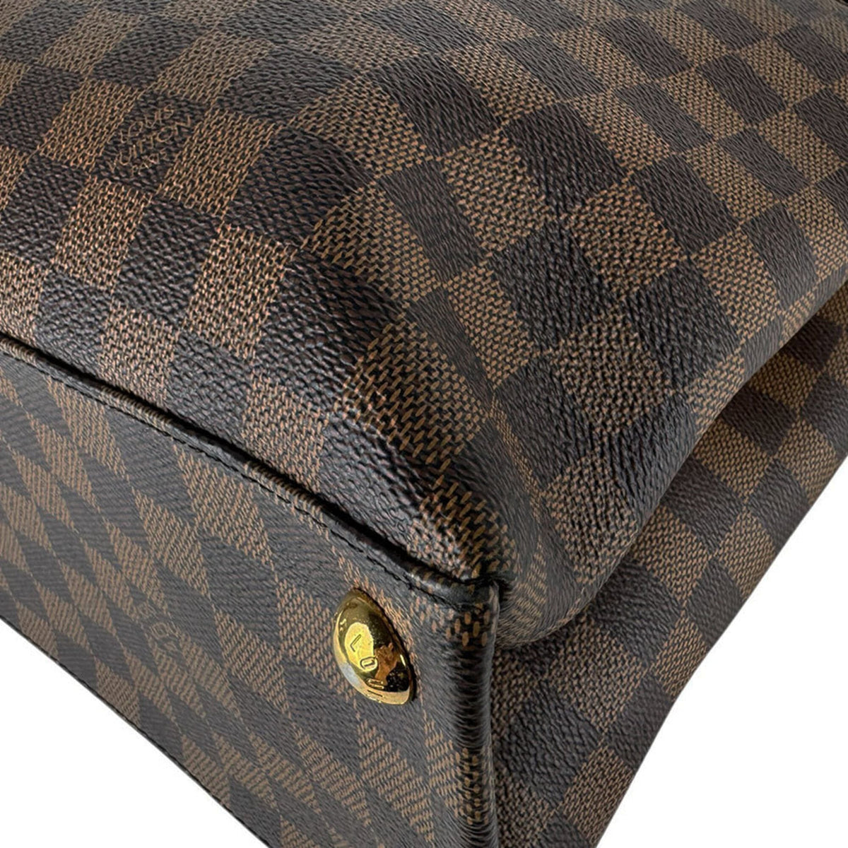 Louis Vuitton Brown Damier Canvas Damier Canvas Handbag Shoulder Bag (Pre-Owned)