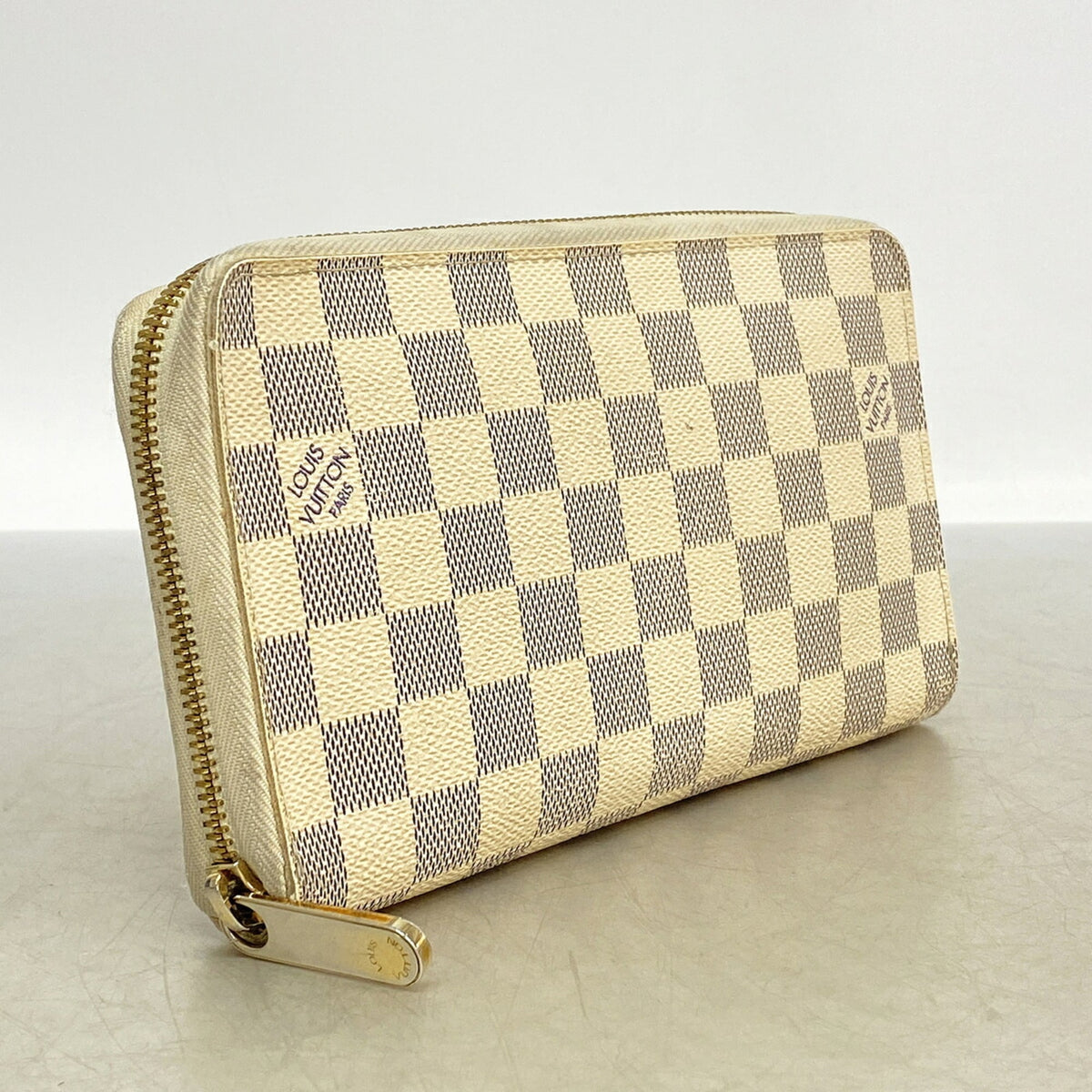 Louis Vuitton White Long Wallet (Bi-Fold) (Pre-Owned)