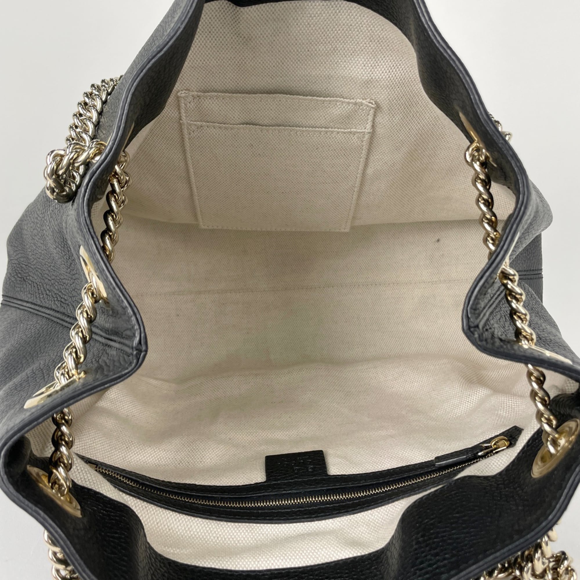 Gucci Black Leather Shoulder Bag (Pre-Owned)