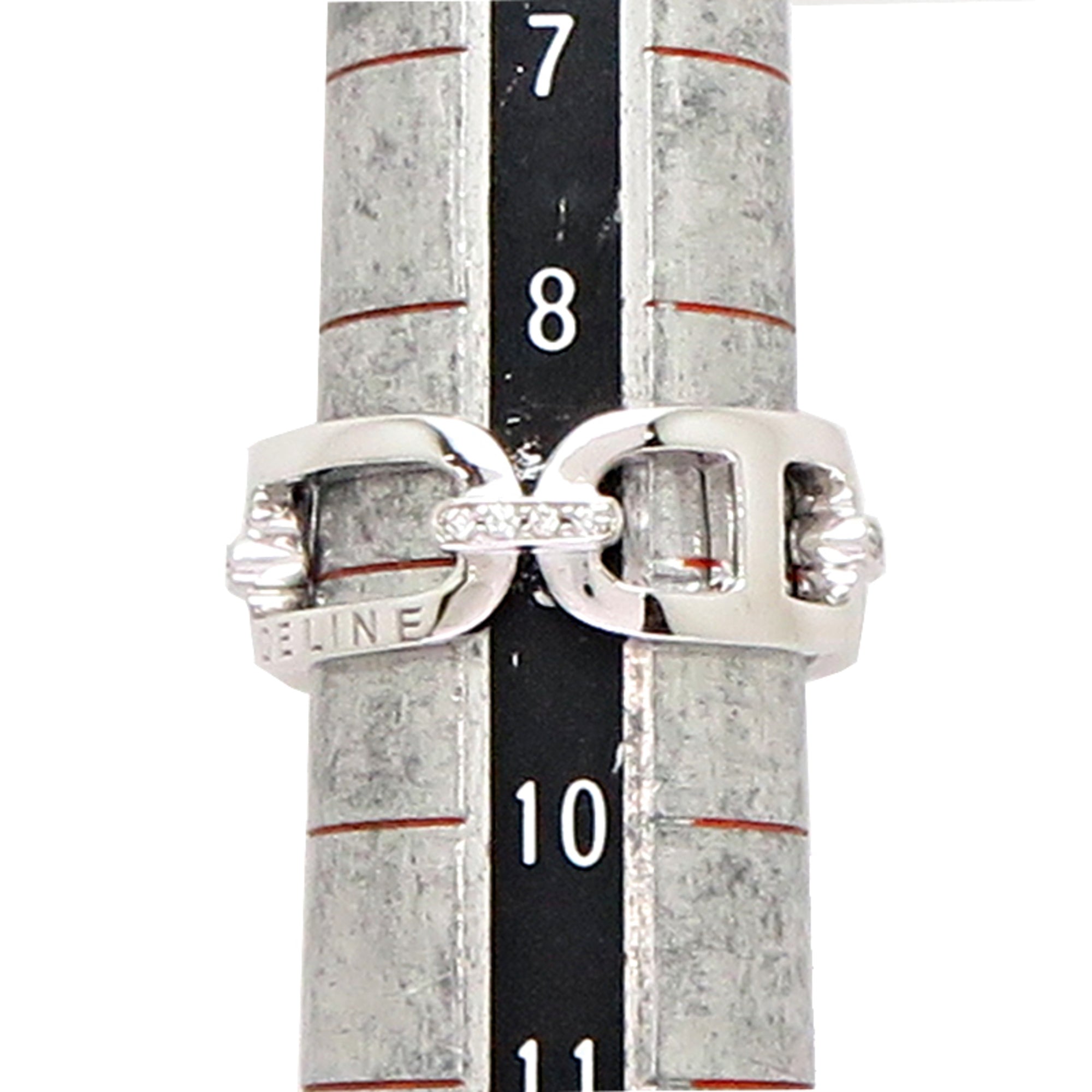 Celine White Gold (18K) Band Ring (Pre-Owned)