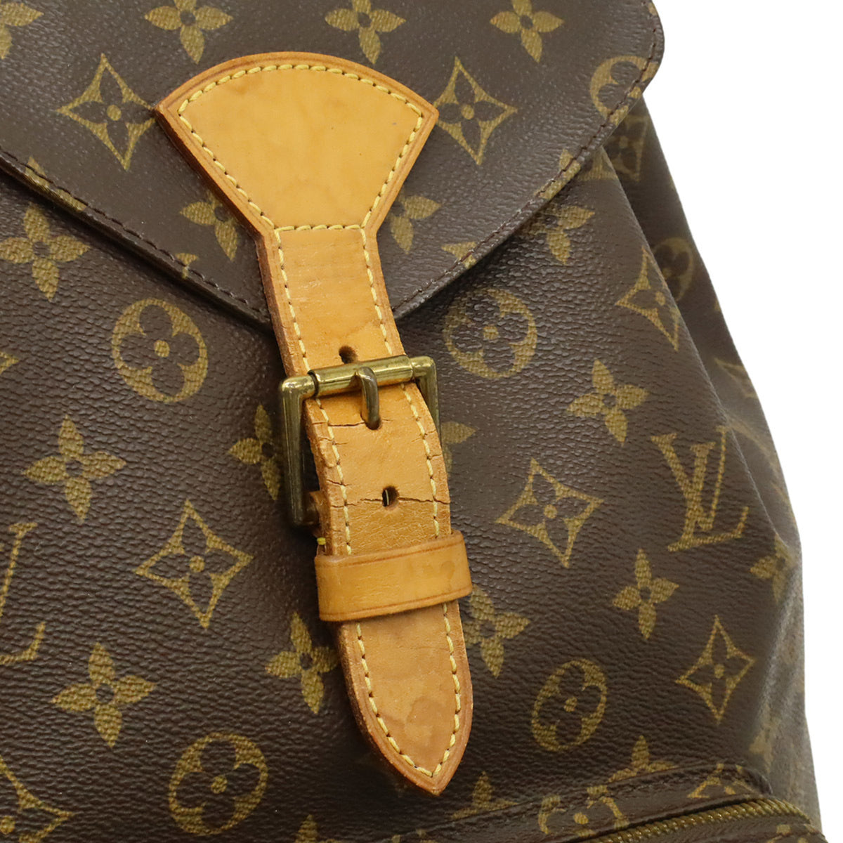 Louis Vuitton Brown Monogram Monogram Backpack Shoulder Bag (Pre-Owned)