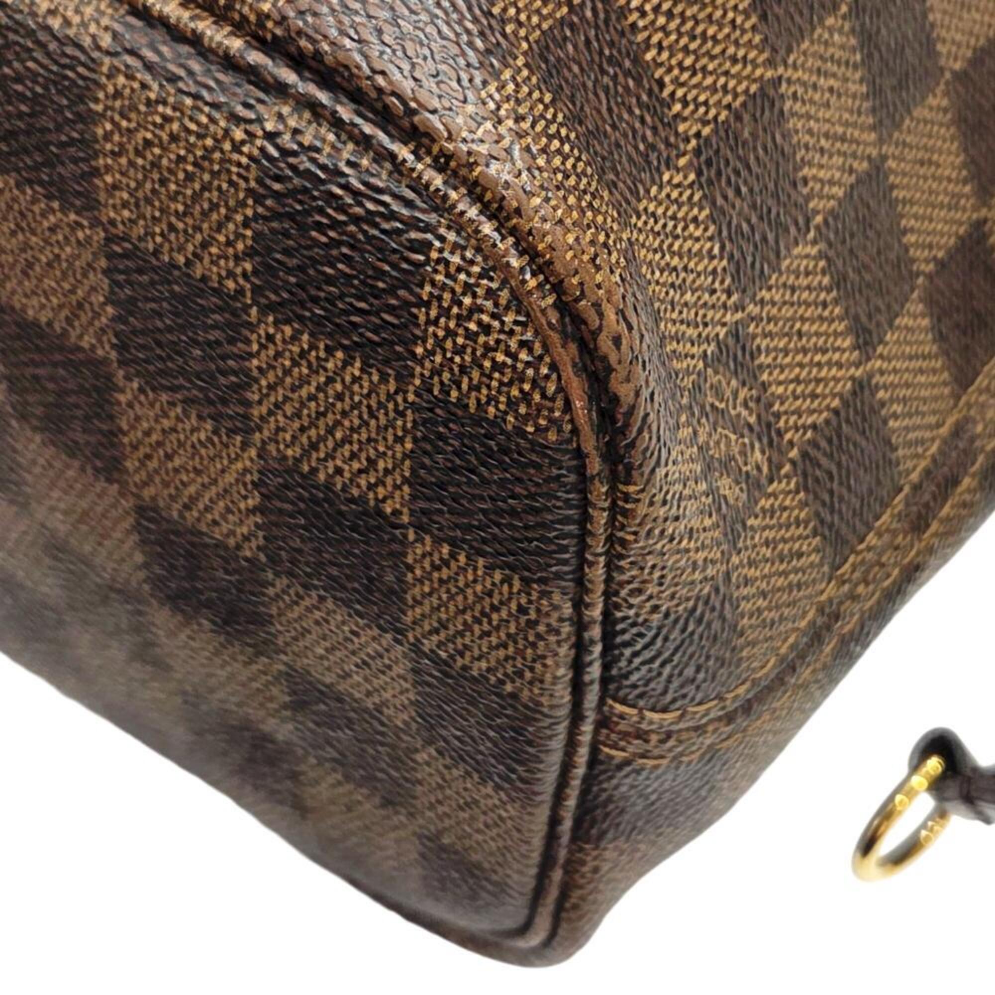 Louis Vuitton Brown Damier Canvas Ebene Damier Canvas Pvc Tote Bag (Pre-Owned)