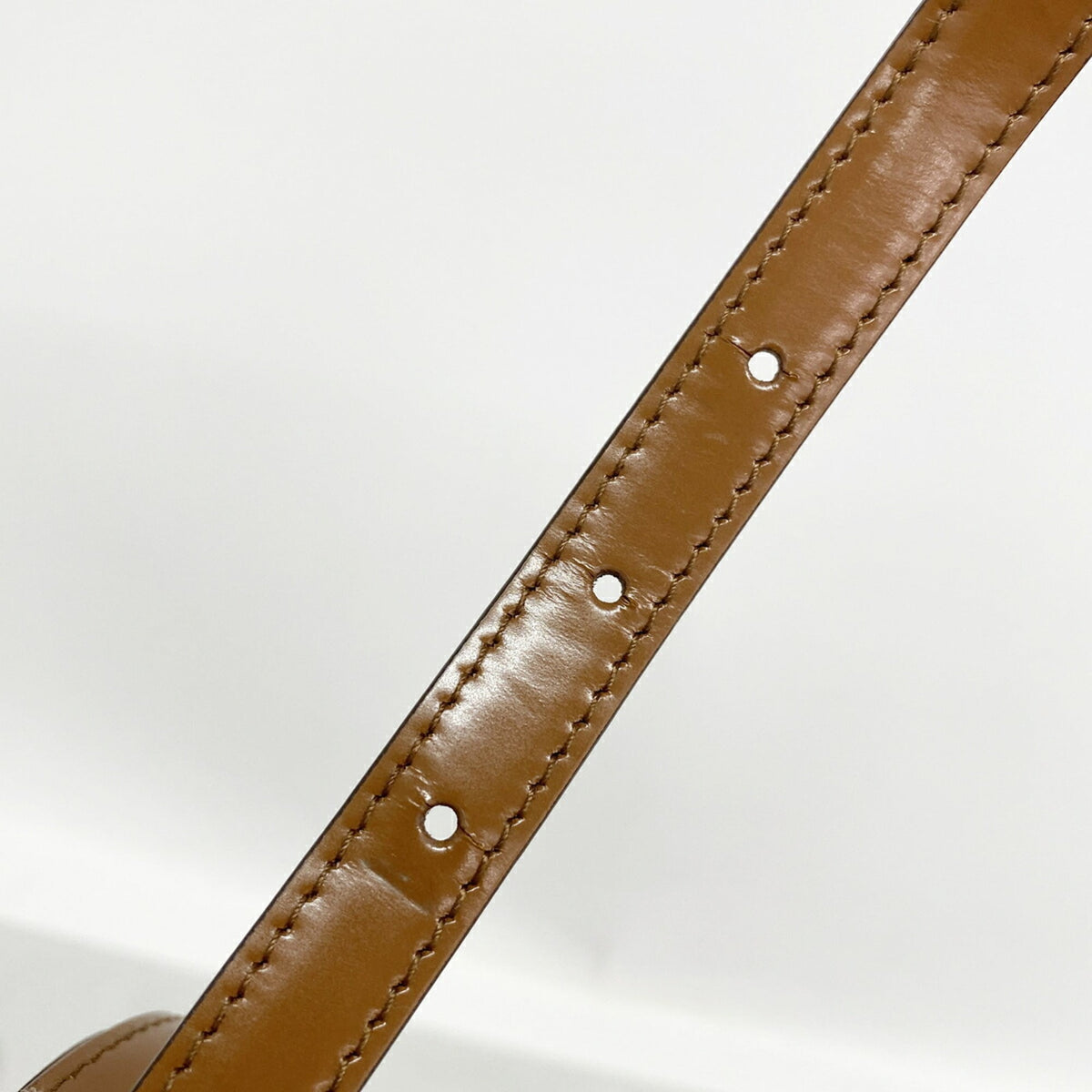 Prada Brown Leather Shoulder Bag (Pre-Owned)