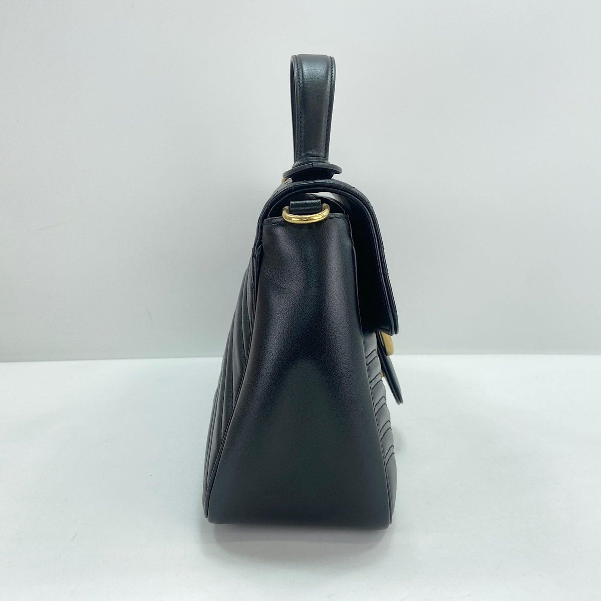 Gucci Black Handbag Shoulder Bag (Pre-Owned)