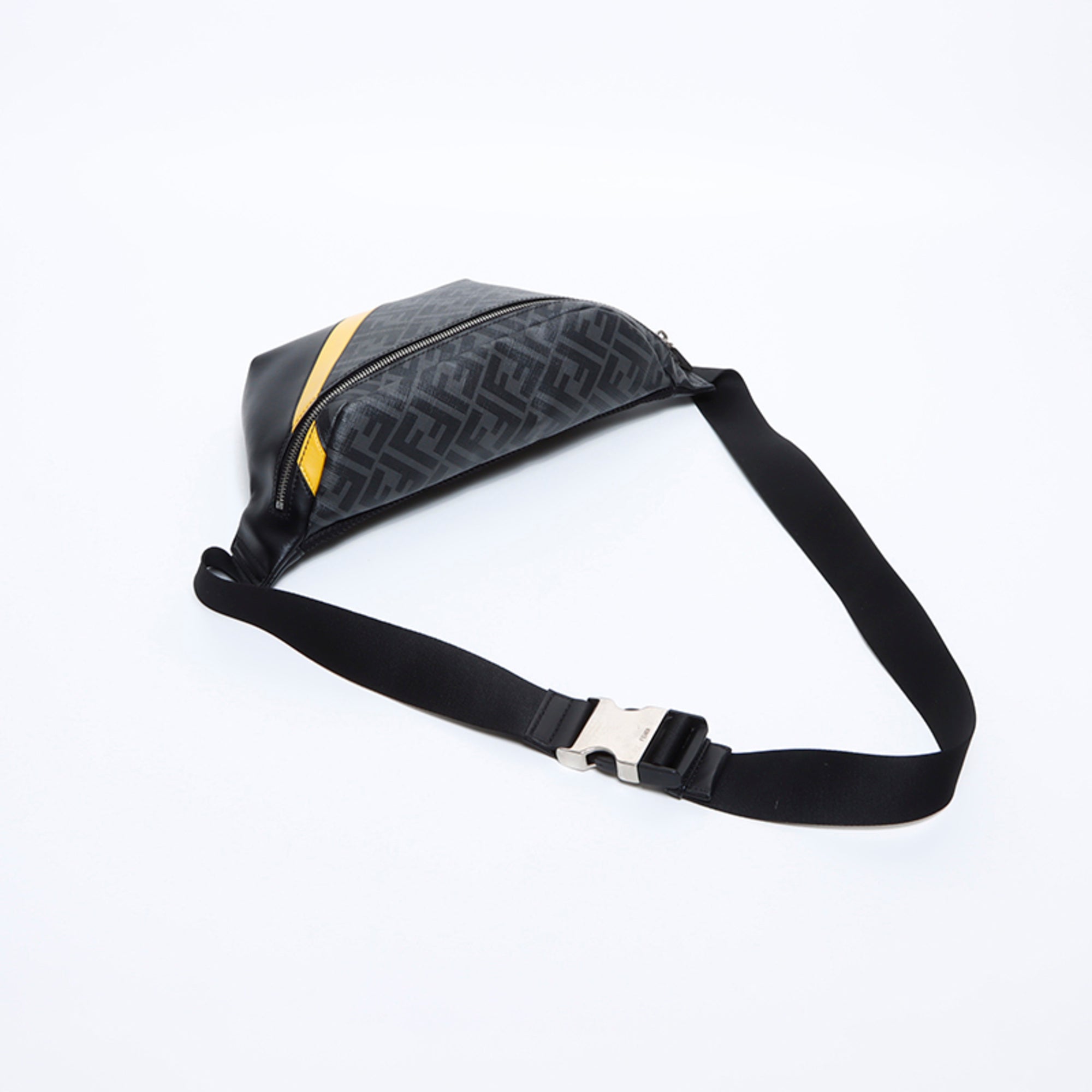 Fendi Gray Zucca Fanny Pack (Pre-Owned)
