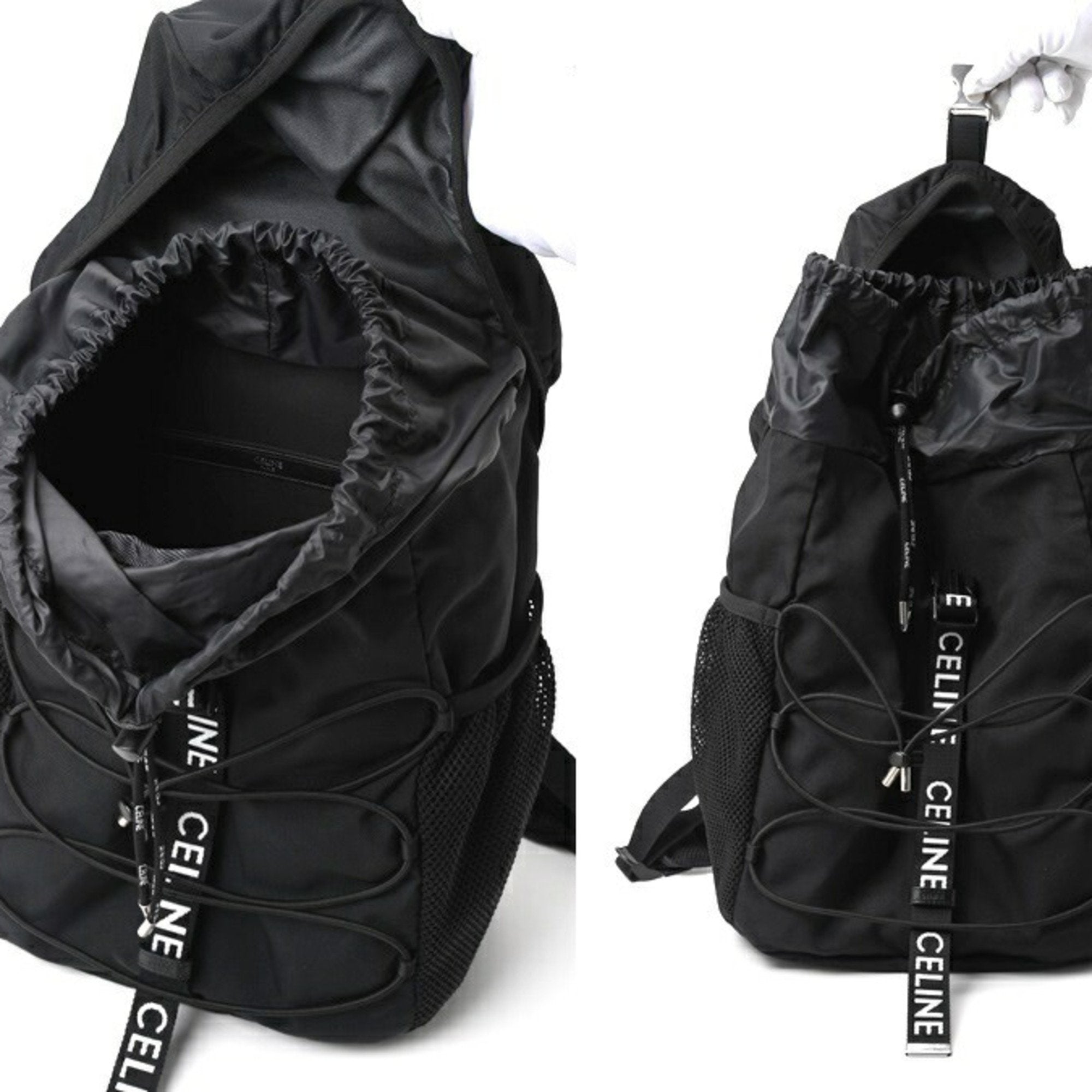 Celine Black Nylon Backpack (Pre-Owned)
