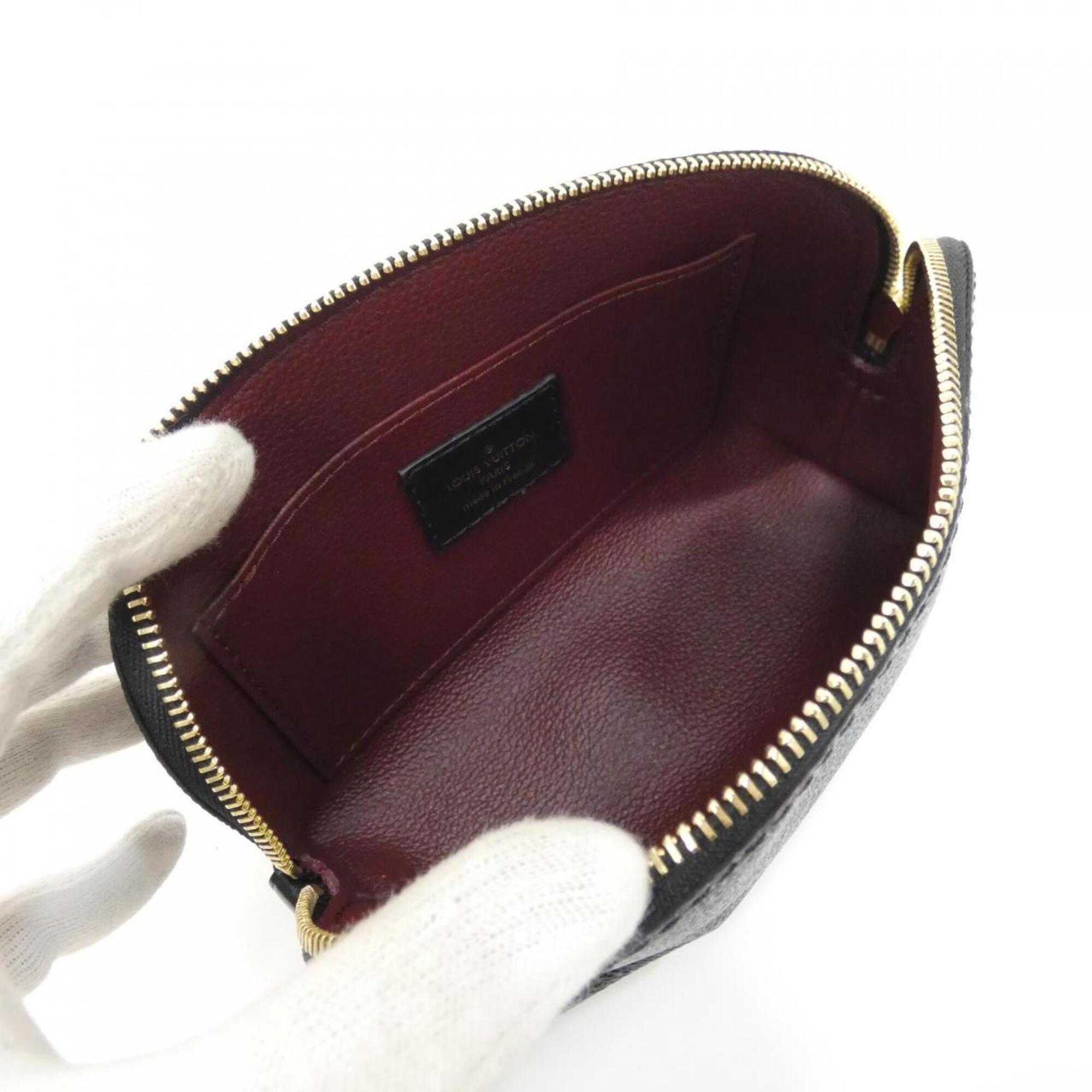 Louis Vuitton Black Red Color Coated Canvas Handbag Pochette Pouch (Pre-Owned)