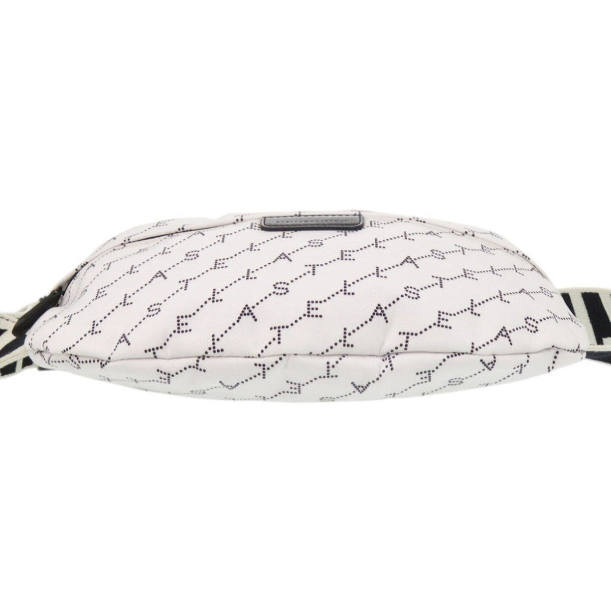 Stella Mccartney Black White Nylon Fanny Pack Sling Bag (Pre-Owned)