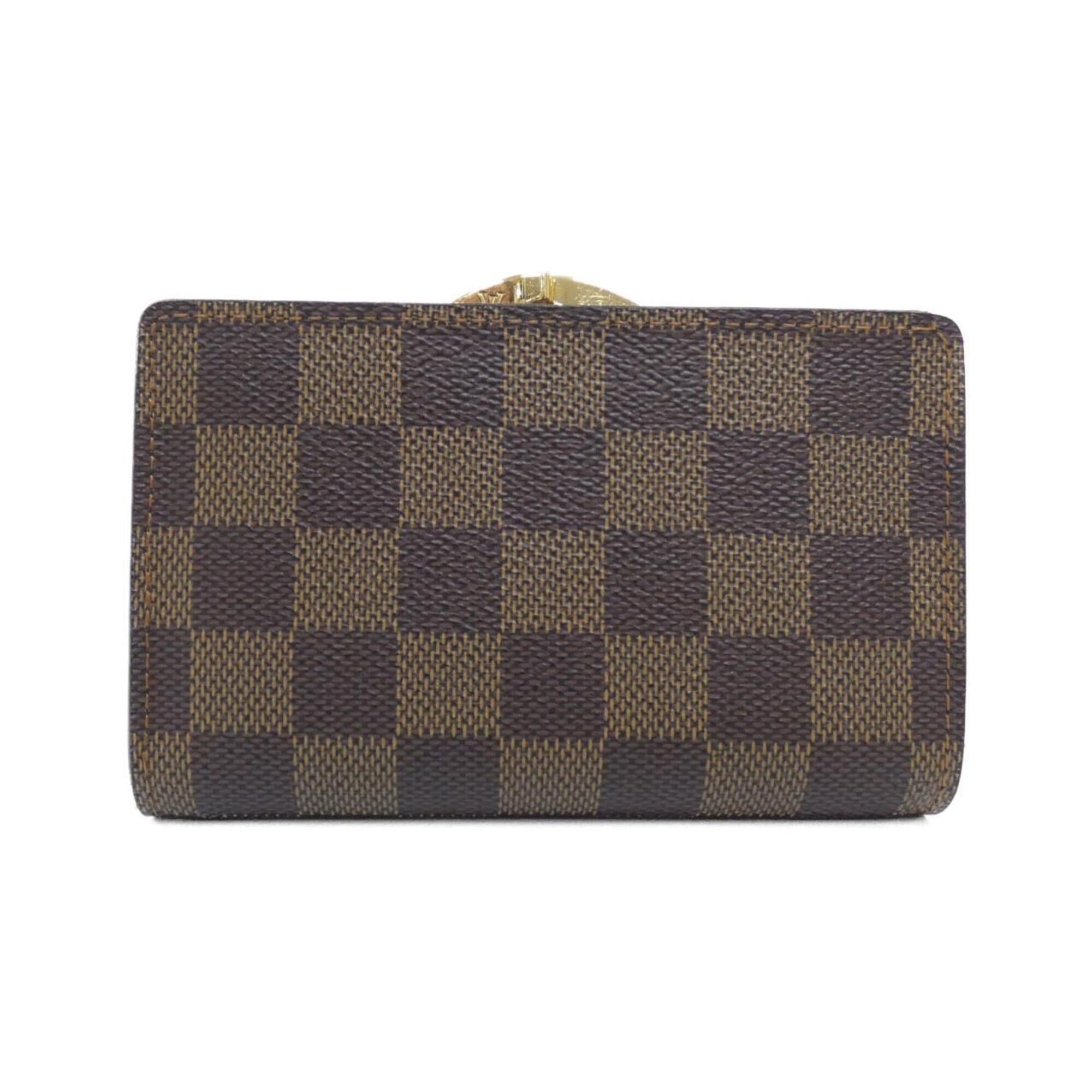 Louis Vuitton Ebene Coated Canvas Wallet (Bi-Fold) (Pre-Owned)