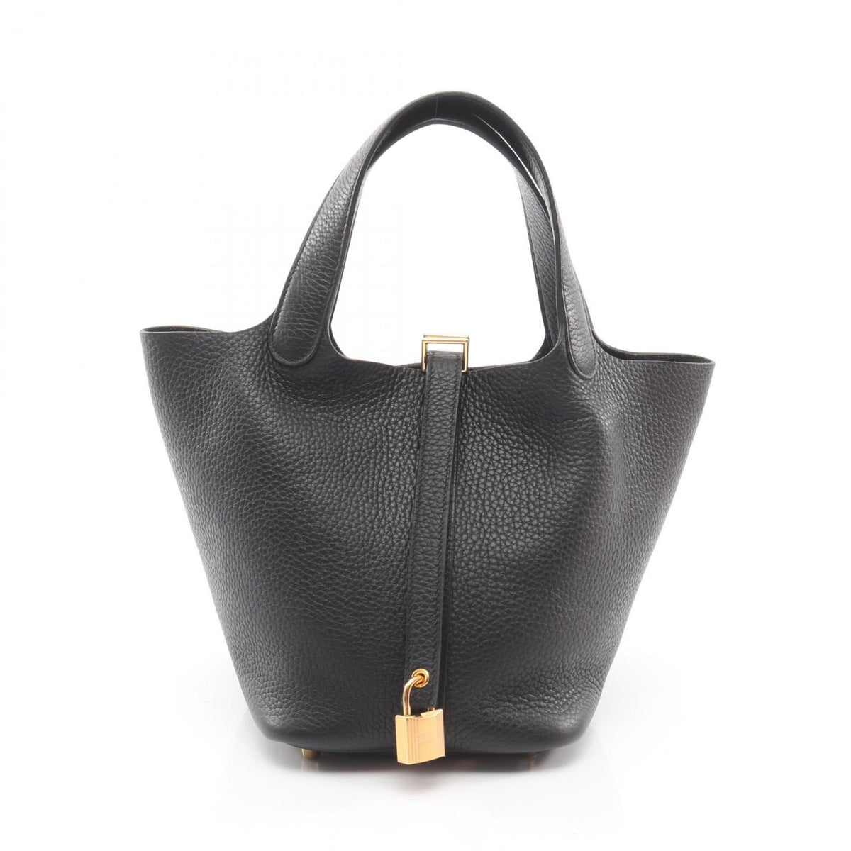 Hermes Black Taurillon Clemence Leather Leather Handbag (Pre-Owned)
