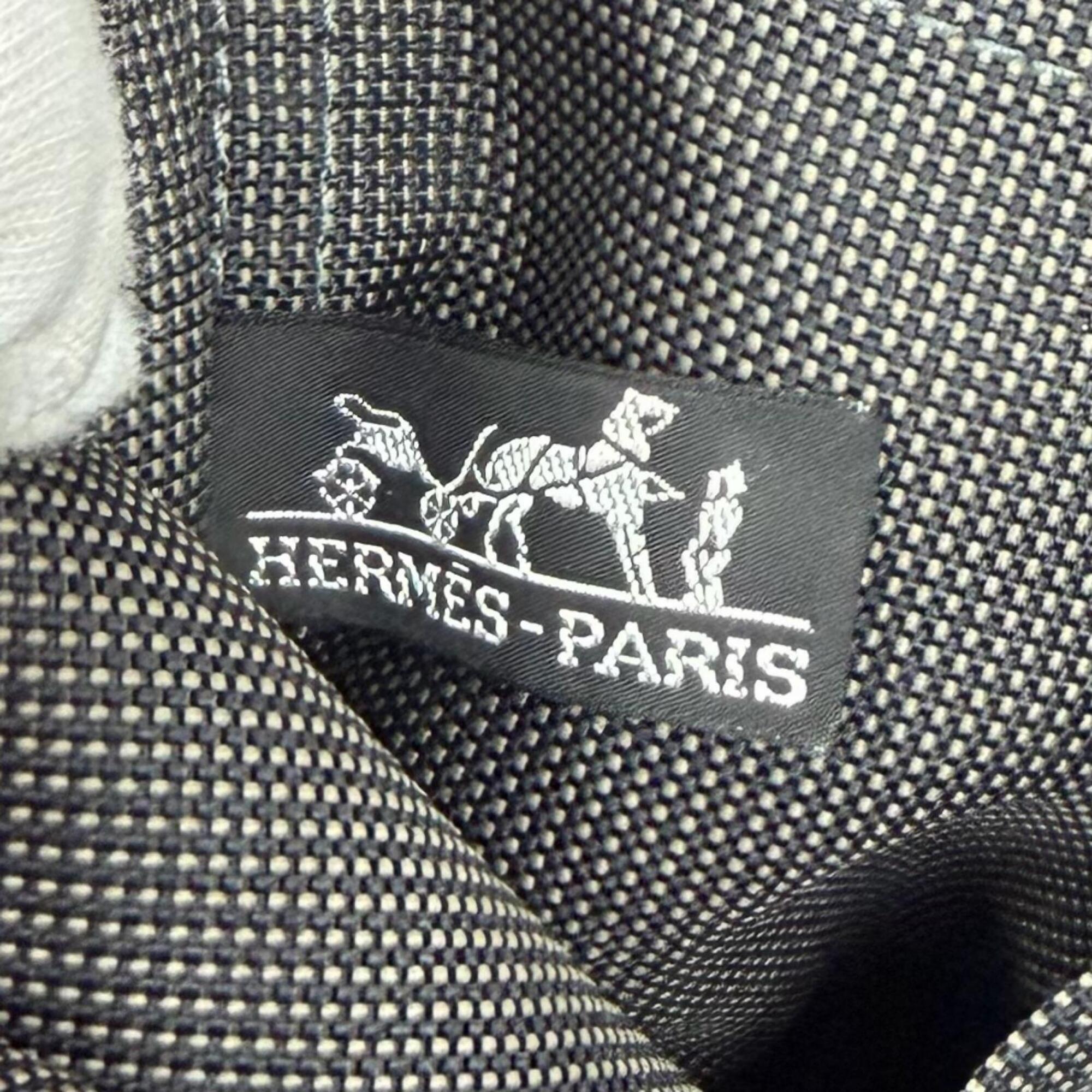 Hermes Gray Polyamide Polyester Backpack (Pre-Owned)