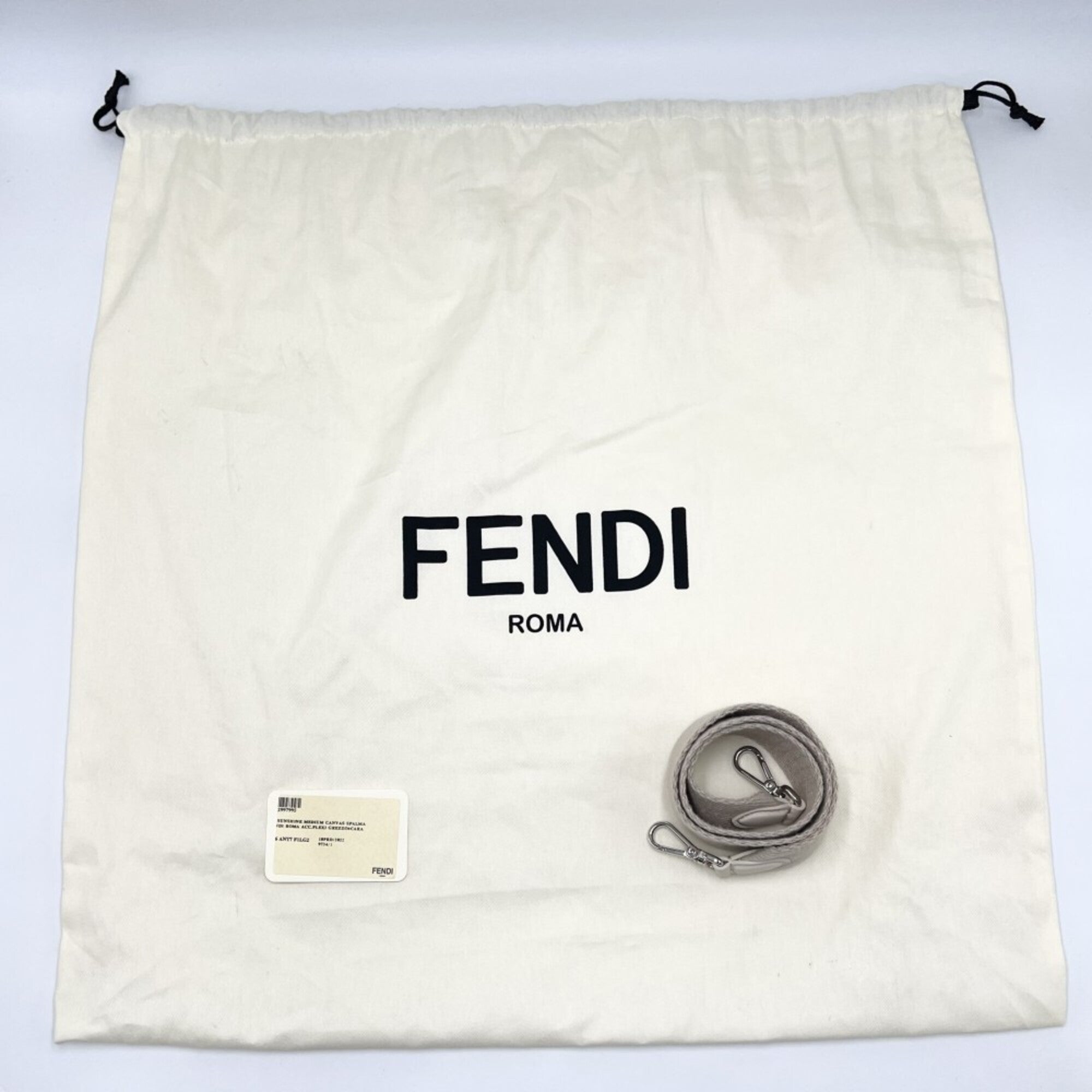 Fendi Brown Ivory Canvas Patent Leather Handbag Shoulder Bag Tote Bag (Pre-Owned)