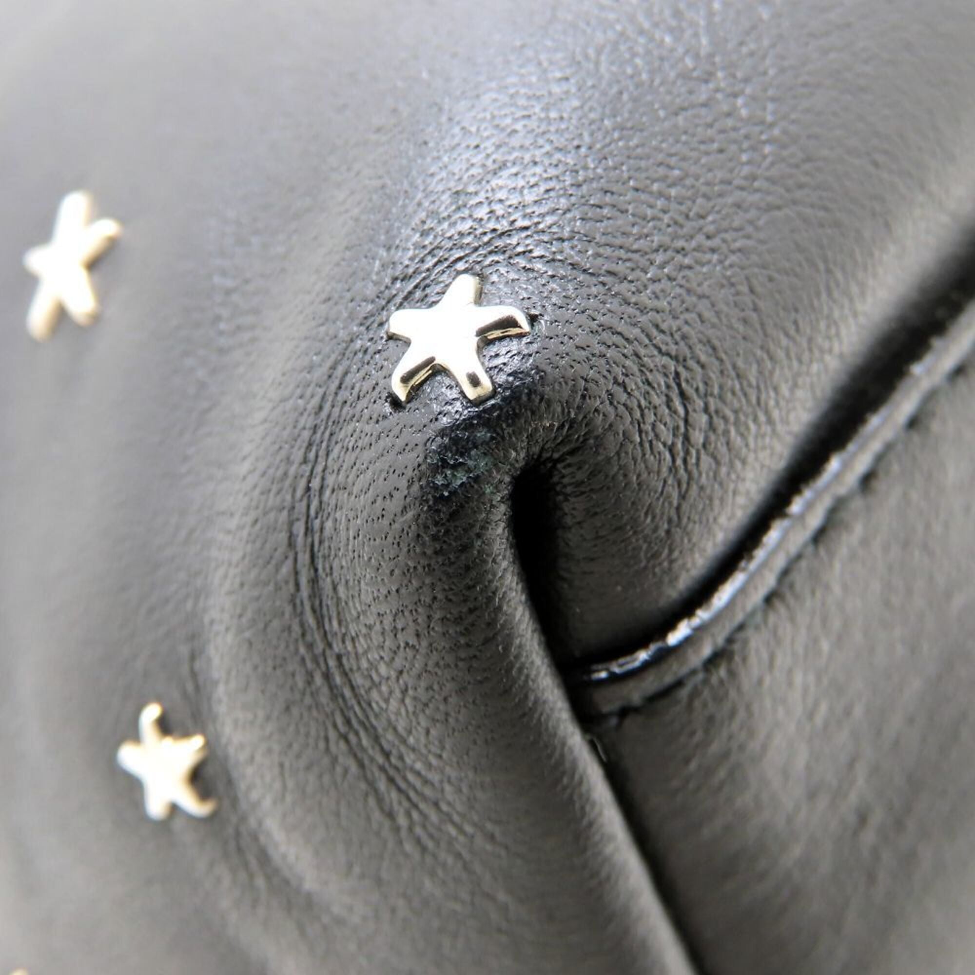 Jimmy Choo Black Leather Handbag (Pre-Owned)