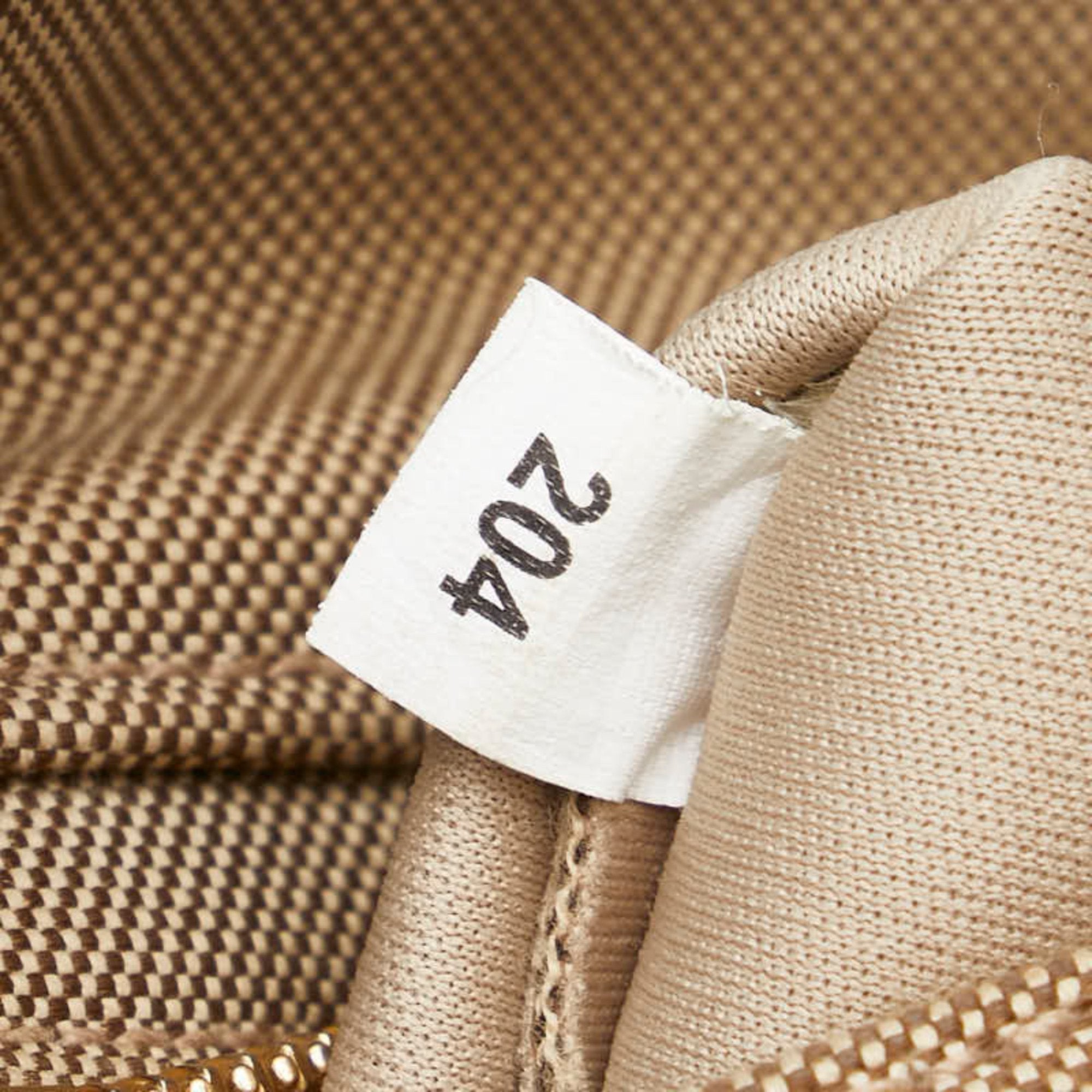 Prada Beige Brown Canvas Leather Backpack (Pre-Owned)