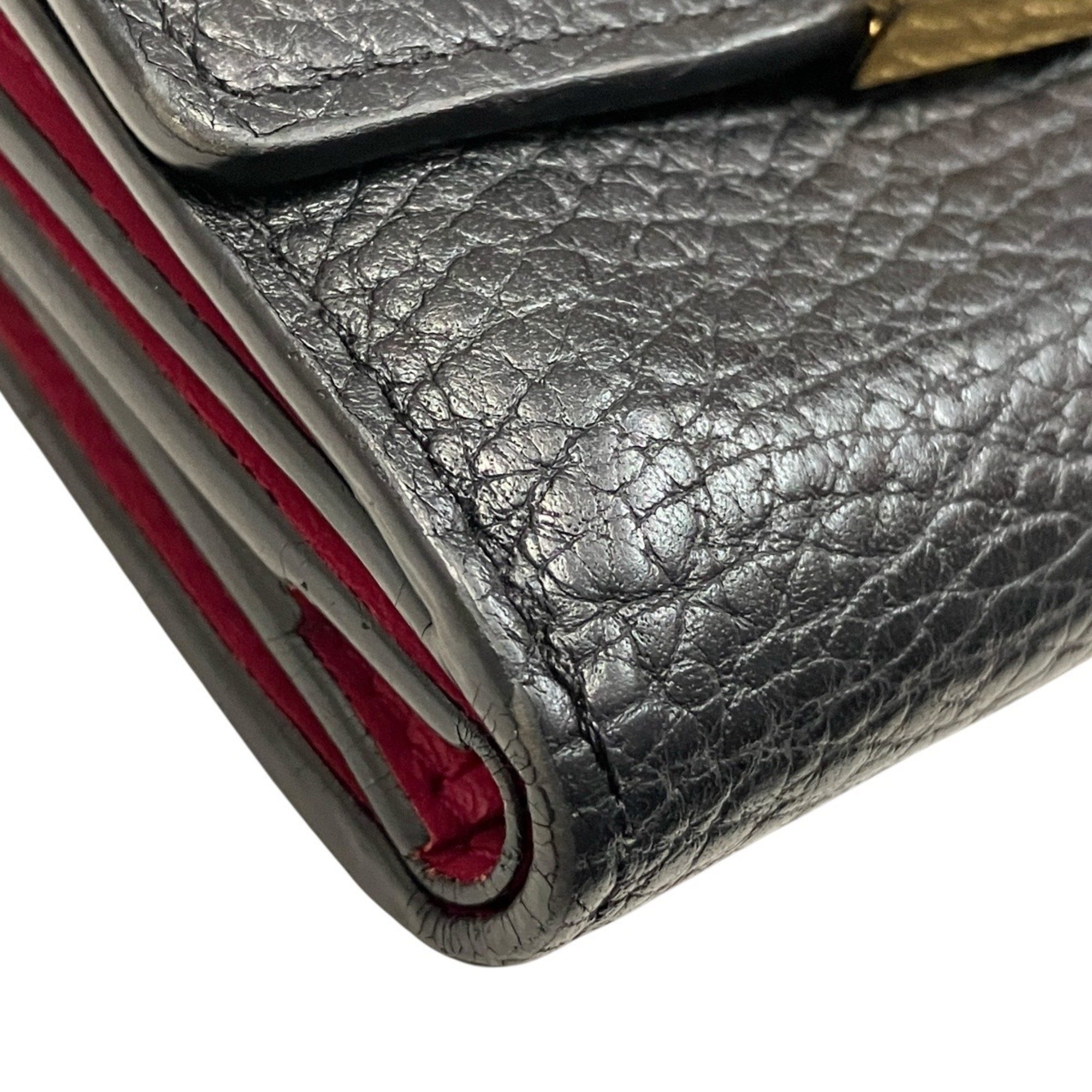 Louis Vuitton Taurillon Leather Wallet (Tri-Fold) (Pre-Owned)