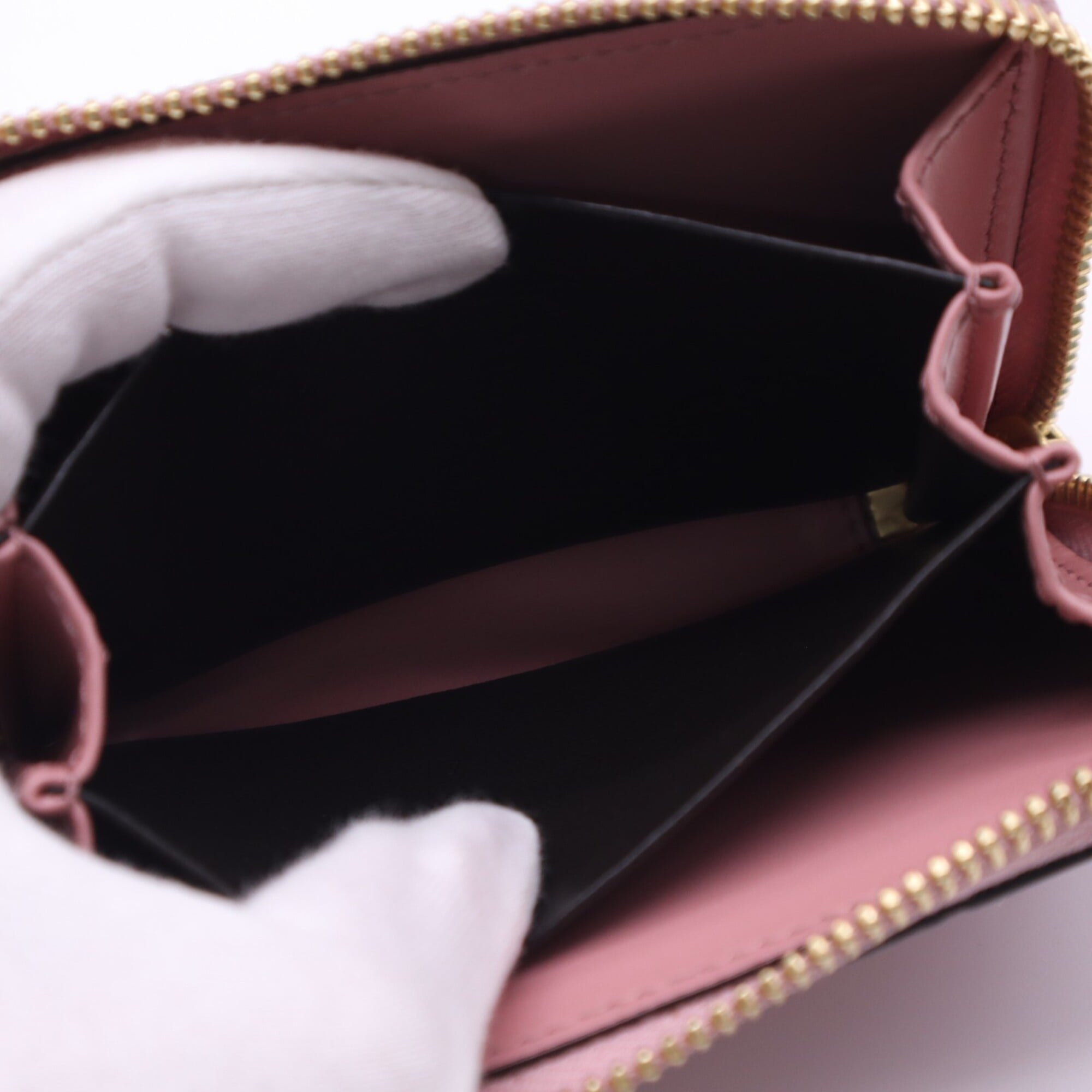 Gucci Pink Leather Coin Purse/Coin Case (Pre-Owned)