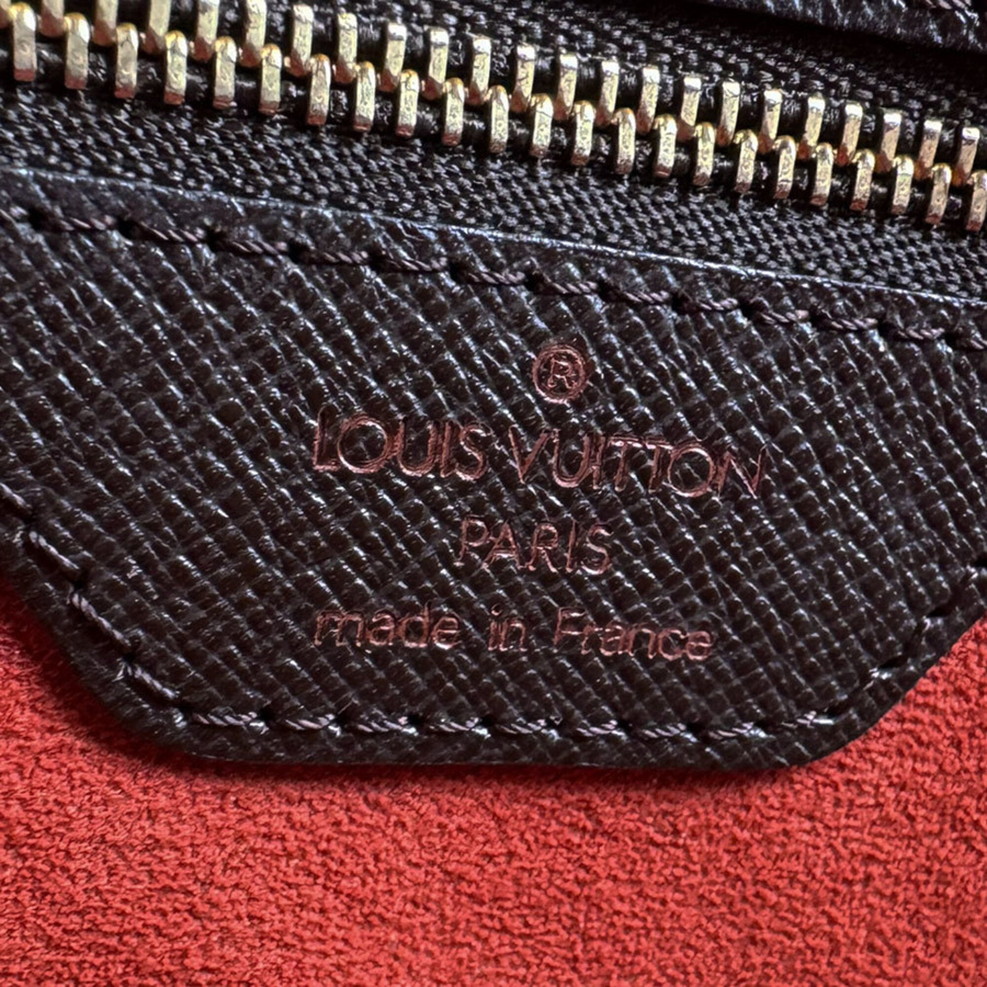 Louis Vuitton Damier Canvas Ebene Damier Canvas Handbag (Pre-Owned)