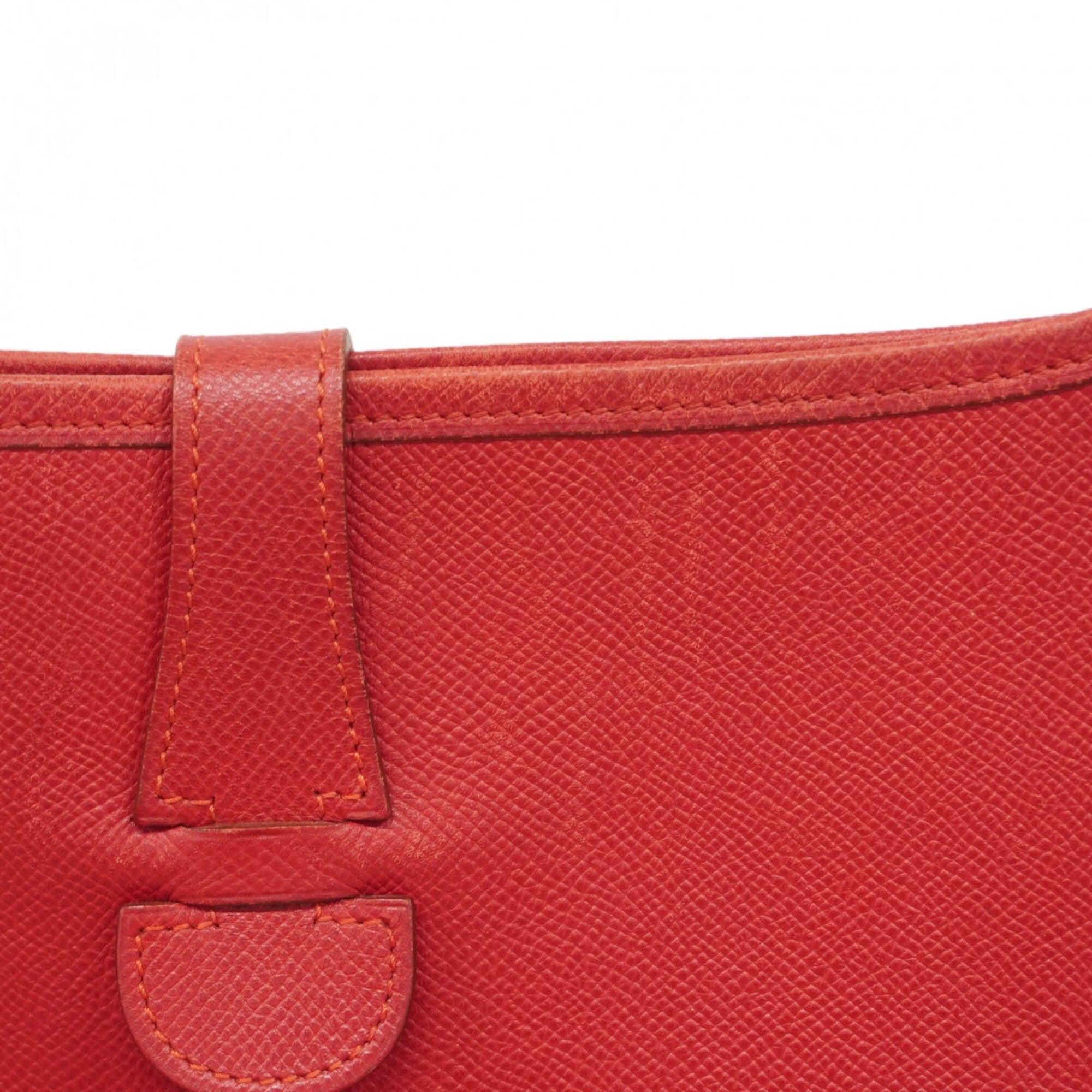 Hermes Rouge Casaque Ardennes Leather Shoulder Bag (Pre-Owned)