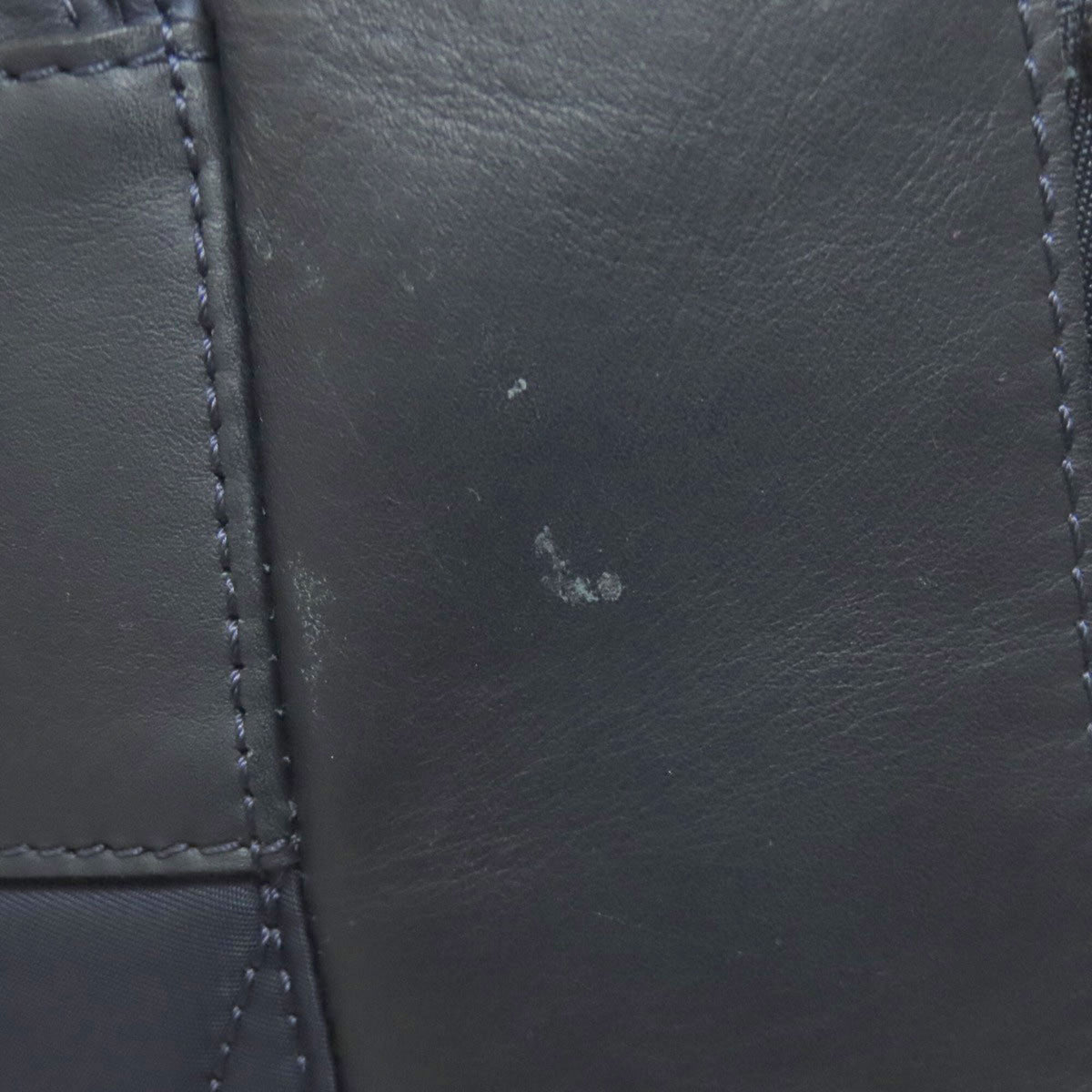 Louis Vuitton Navy Leather Backpack (Pre-Owned)