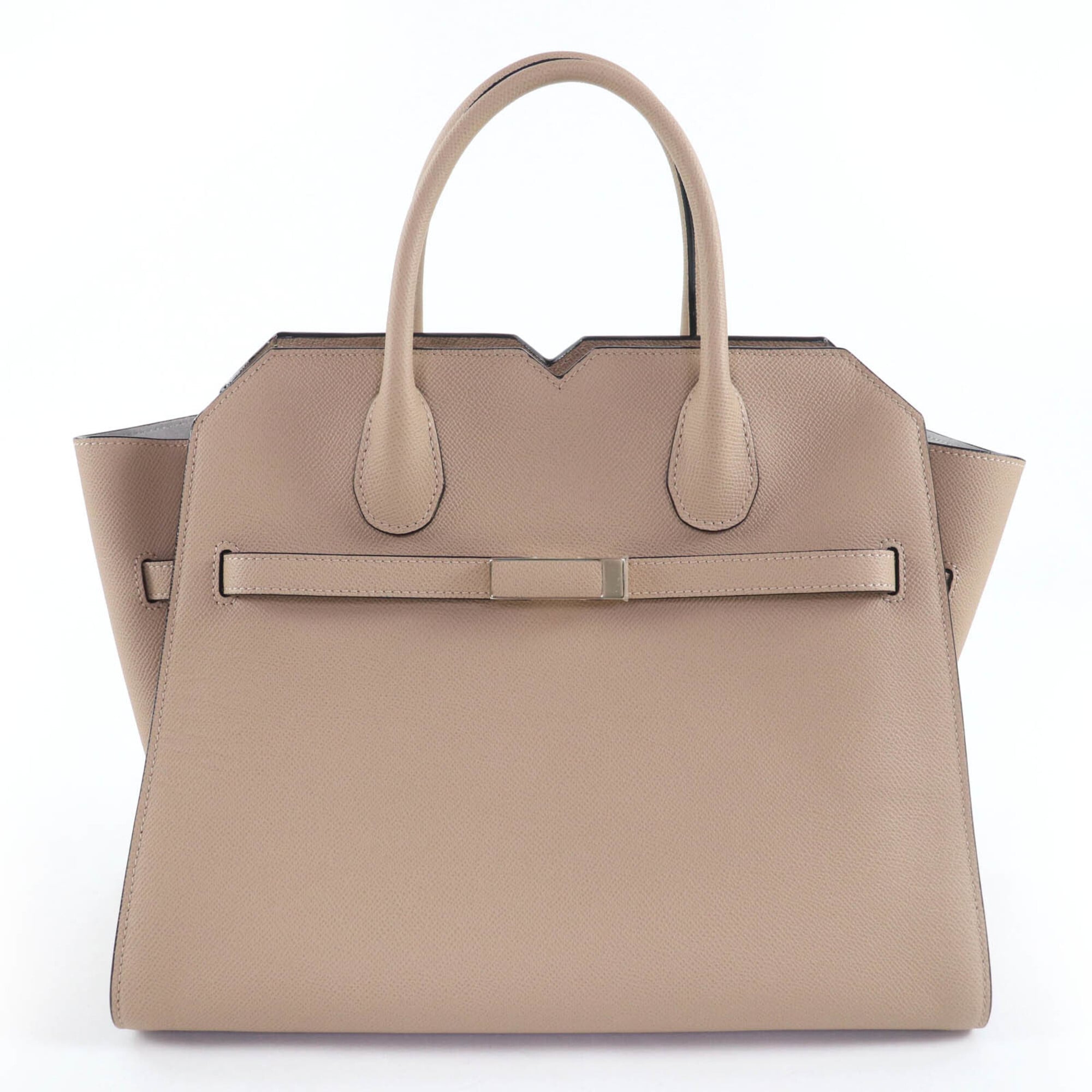 Valextra Grayish Handbag (Pre-Owned)