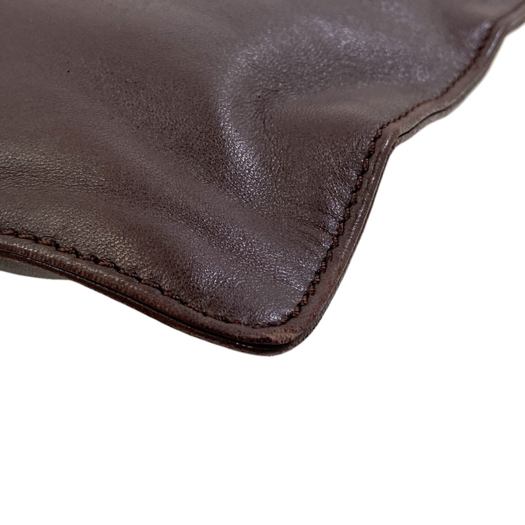 Loewe Dark Brown Leather Handbag (Pre-Owned)