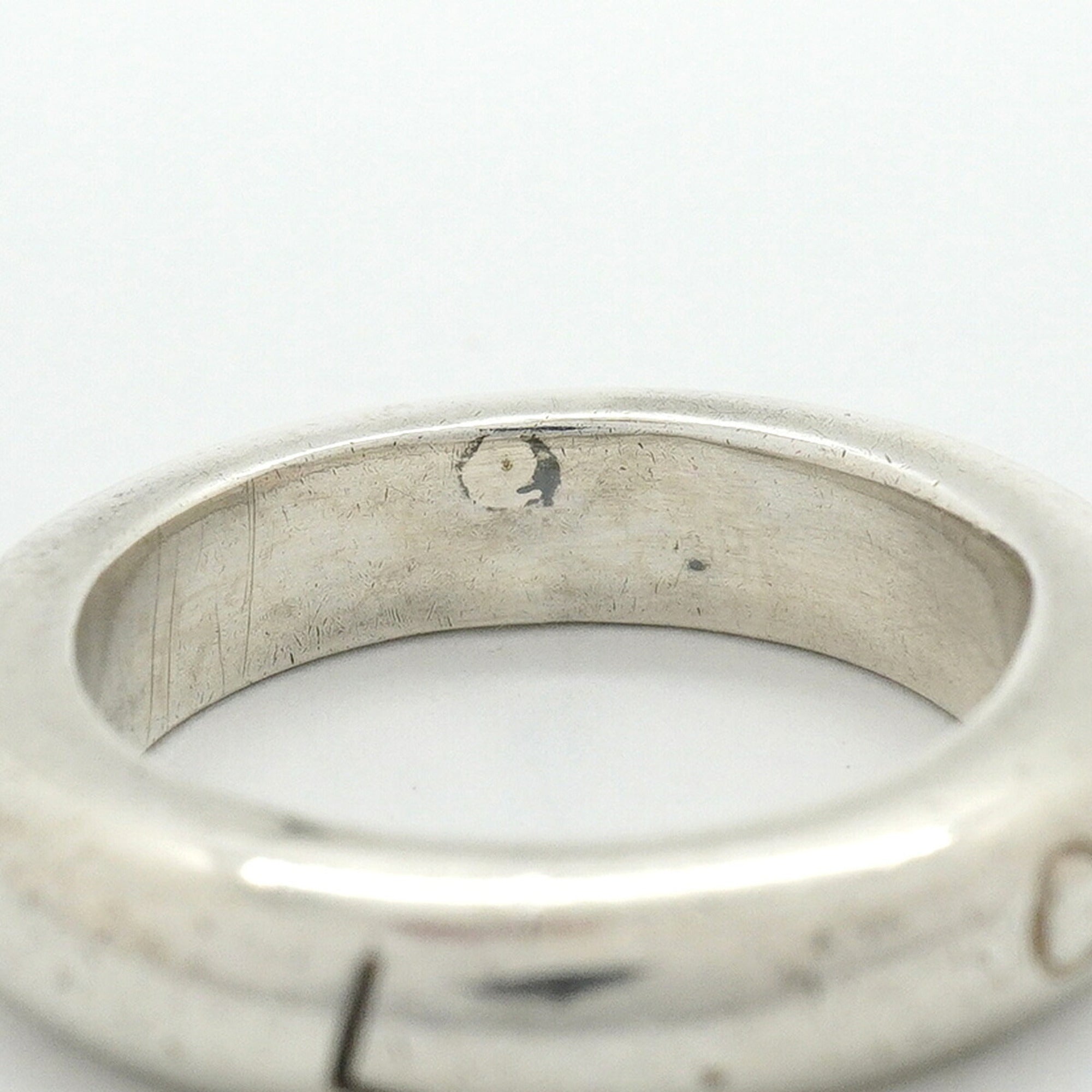 Chanel Silver 925 Band Ring (Pre-Owned)