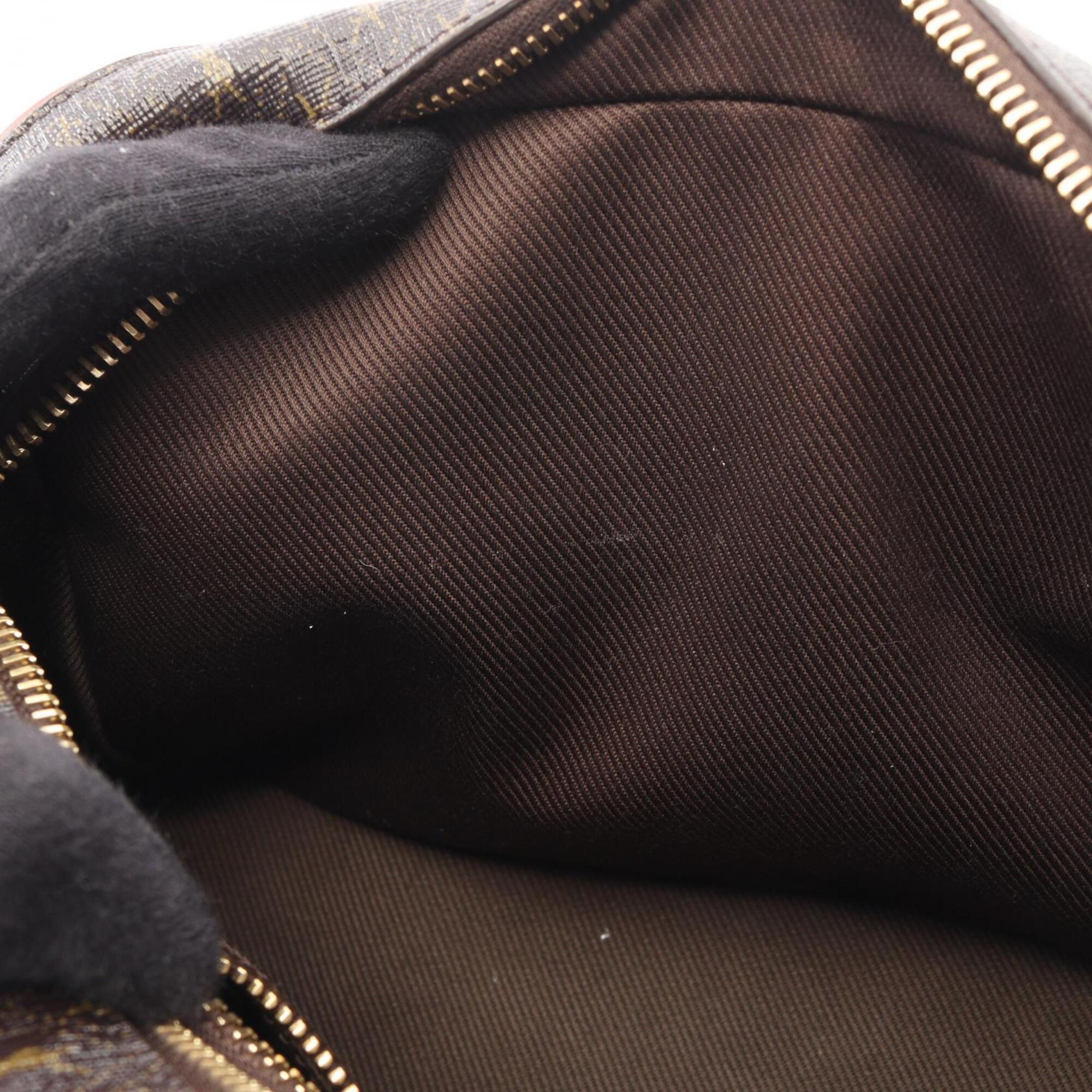 Saint Laurent Brown Pvc Leather Handbag Shoulder Bag (Pre-Owned)