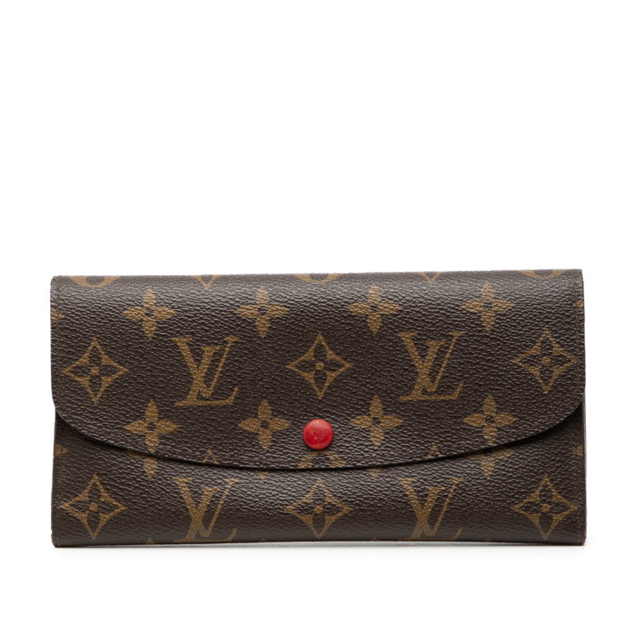 Louis Vuitton Brown Rouge Pvc Leather Long Wallet (Bi-Fold) (Pre-Owned)