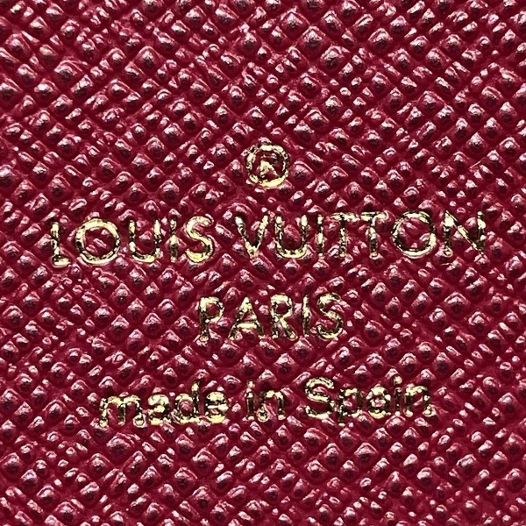 Louis Vuitton Monogram Brown Pink Monogram Long Wallet (Bi-Fold) (Pre-Owned)
