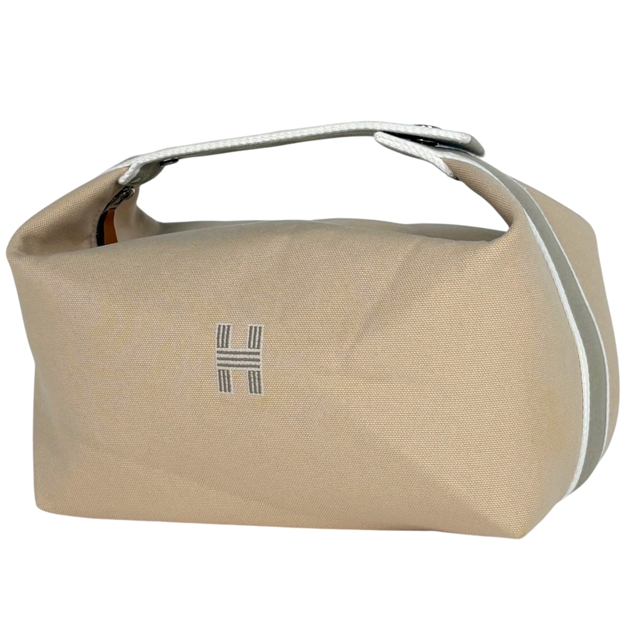 Hermes Beige Cotton Handbag Pouch (Pre-Owned)