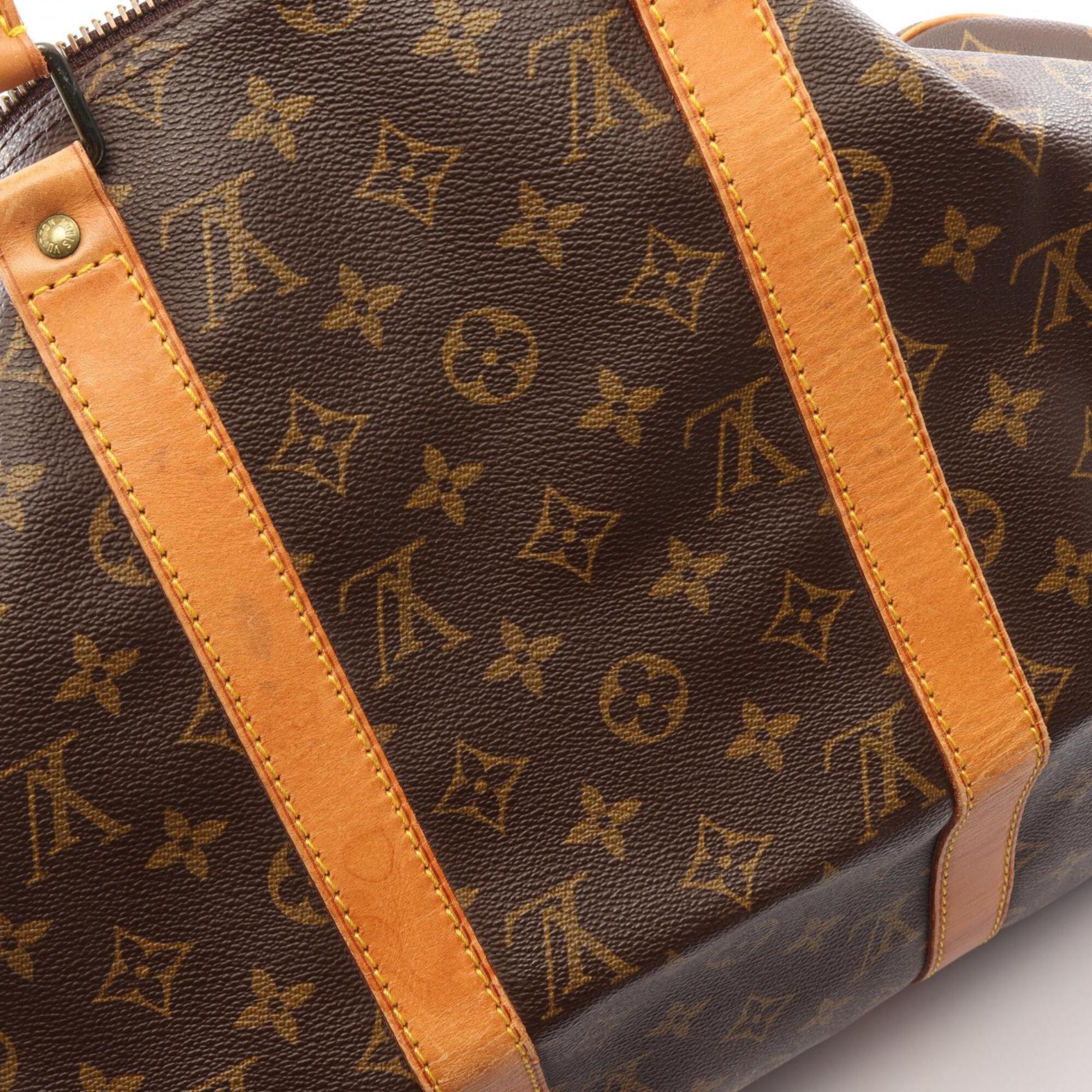 Louis Vuitton Monogram Brown Pvc Boston Bag Handbag (Pre-Owned)