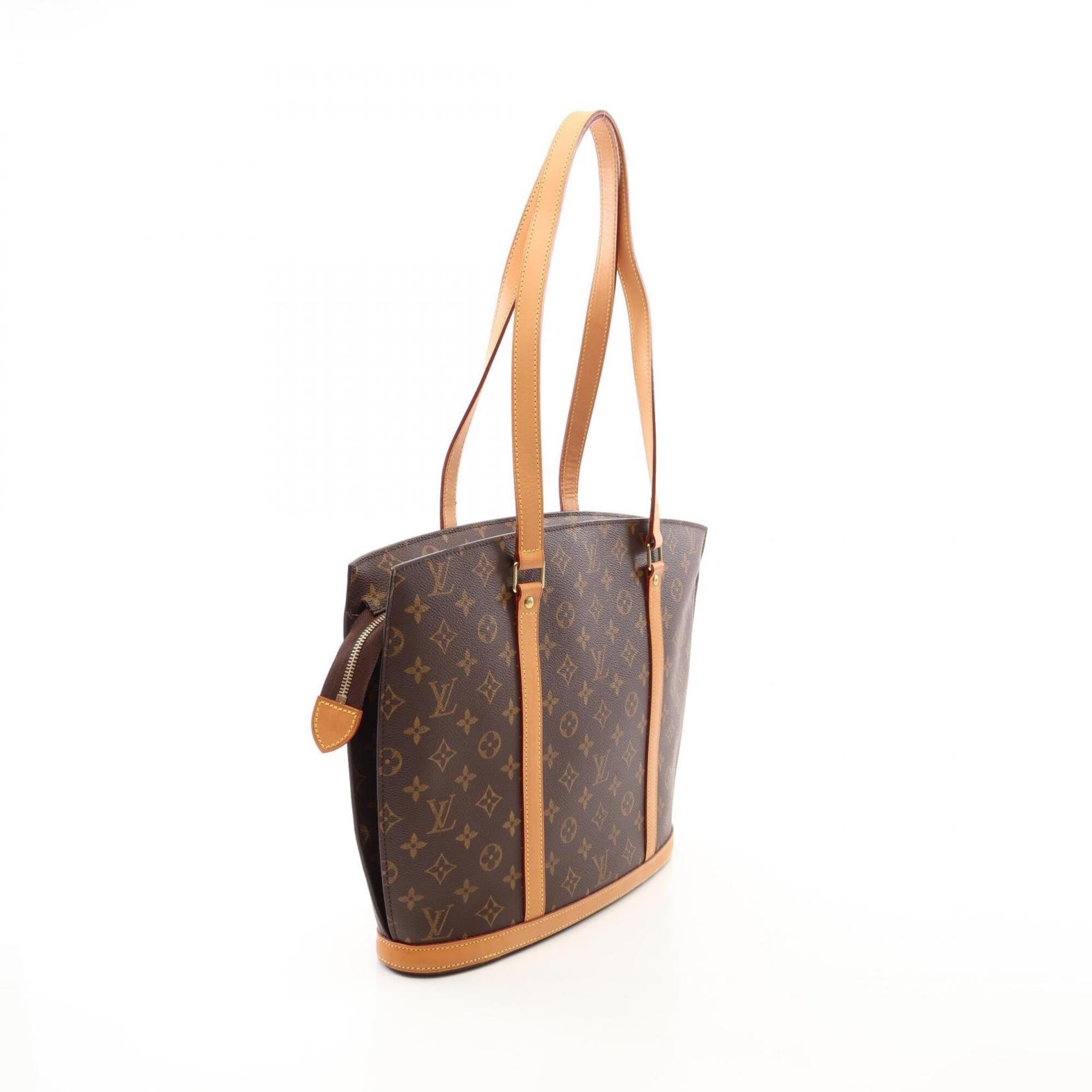 Louis Vuitton Monogram Brown Coated Canvas Leather Shoulder Bag (Pre-Owned)
