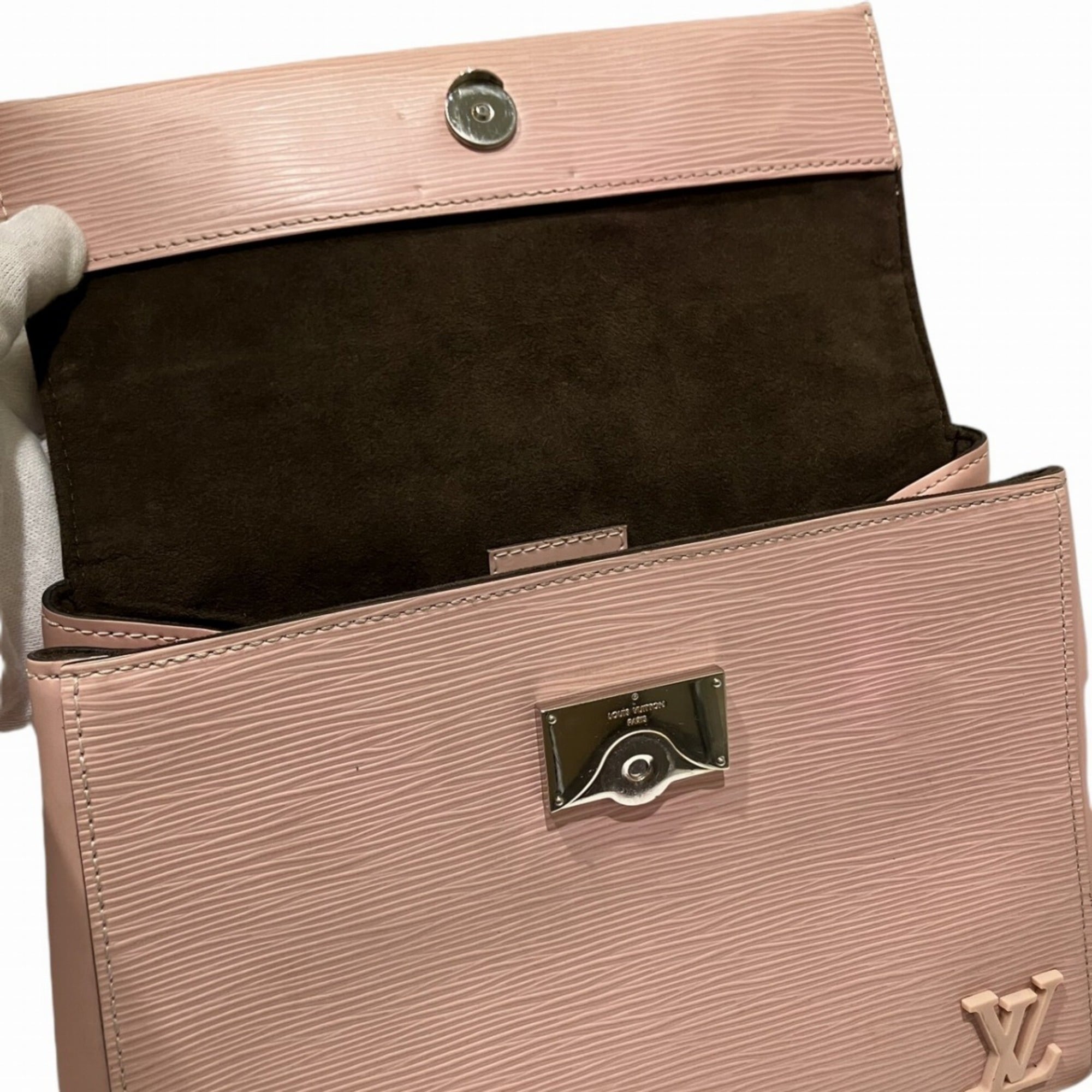 Louis Vuitton Pink Epi Leather Handbag (Pre-Owned)