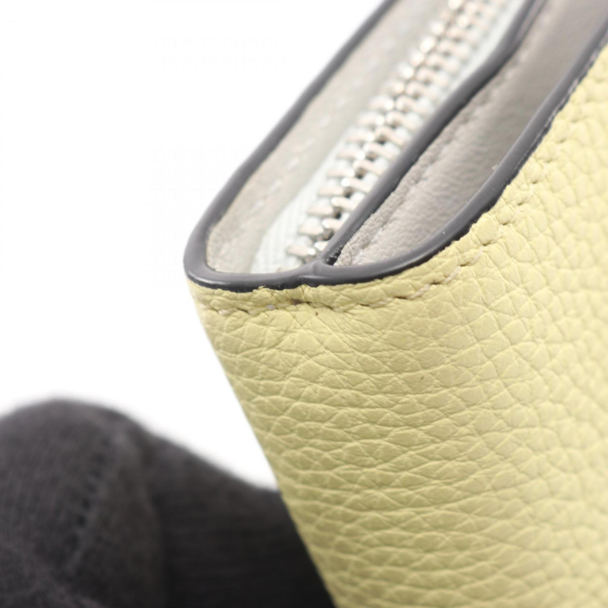 Loewe Yellow Leather Wallet (Bi-Fold) (Pre-Owned)