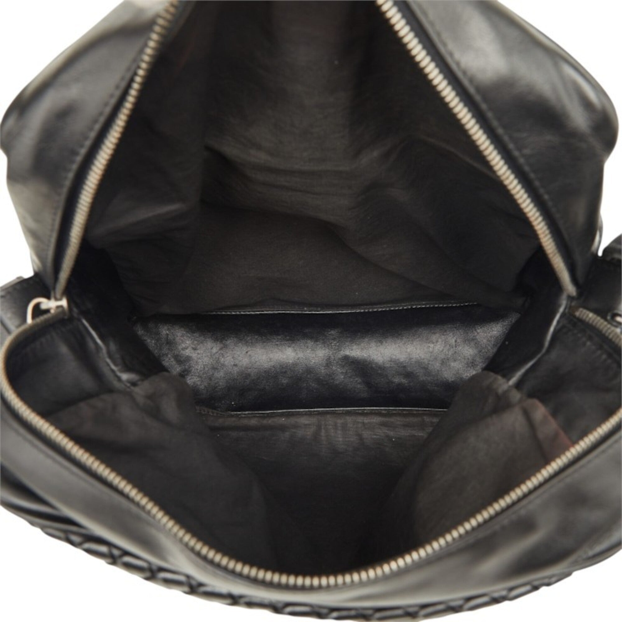 Bottega Veneta Black Leather Shoulder Bag (Pre-Owned)