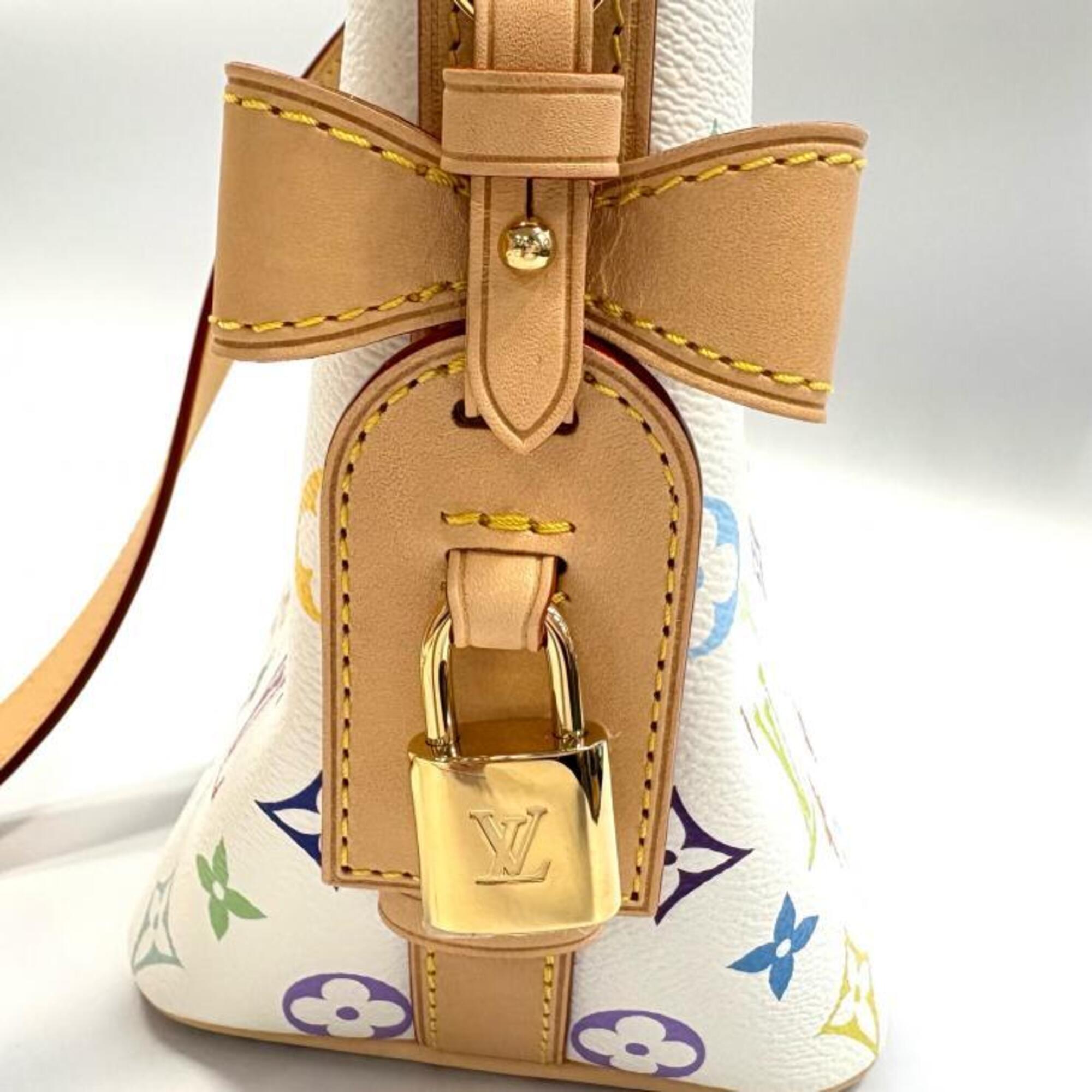 Louis Vuitton Monogram Multi-Color White Monogram Pouch Shoulder Bag (Pre-Owned)