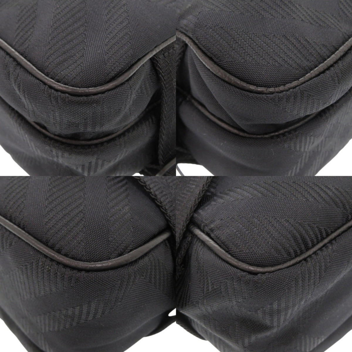 Burberry Black Nylon Polyester Shoulder Bag (Pre-Owned)