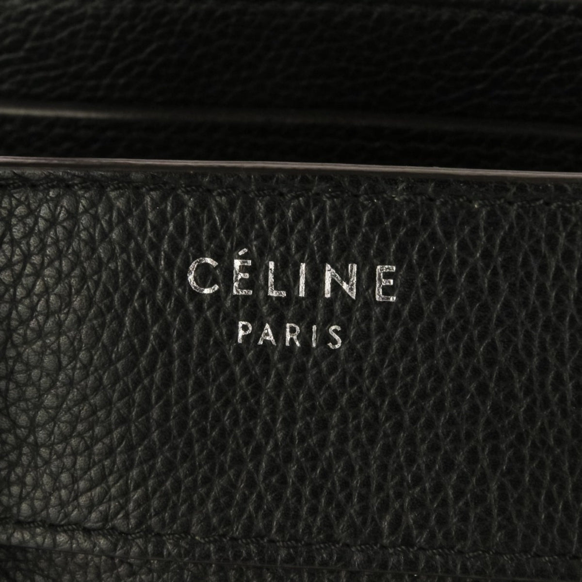 Celine Black Leather Tote Bag (Pre-Owned)
