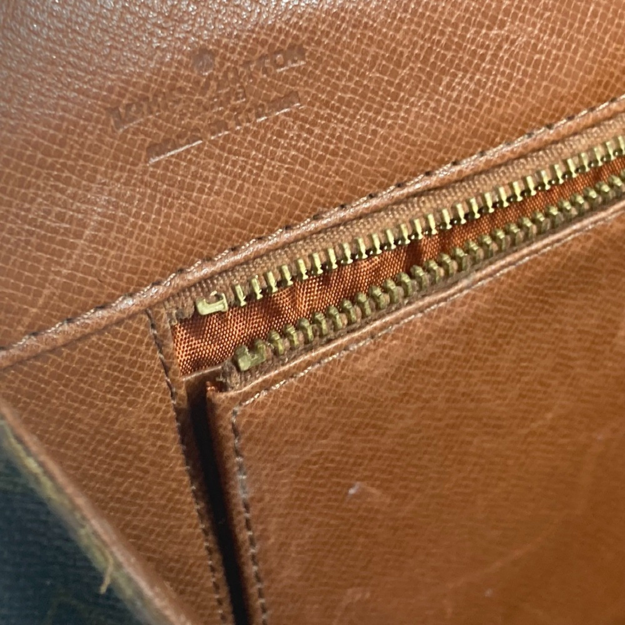 Louis Vuitton Brown Monogram Monogram Clutch Bag Pochette Pouch (Pre-Owned)