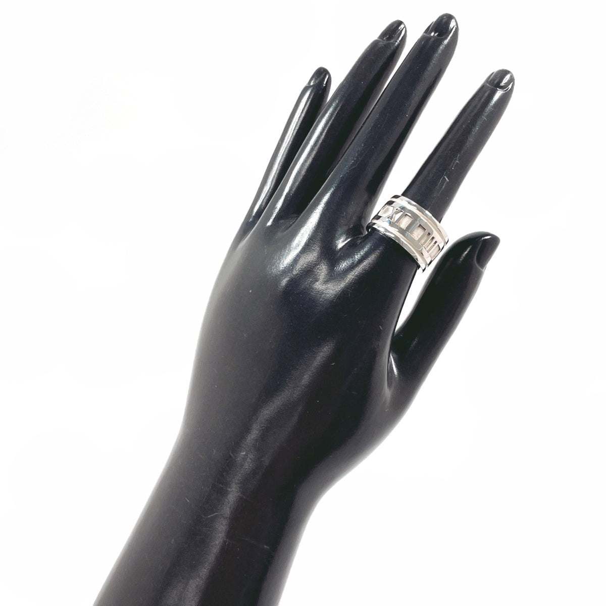 Tiffany Silver Silver 925 Band Ring (Pre-Owned)