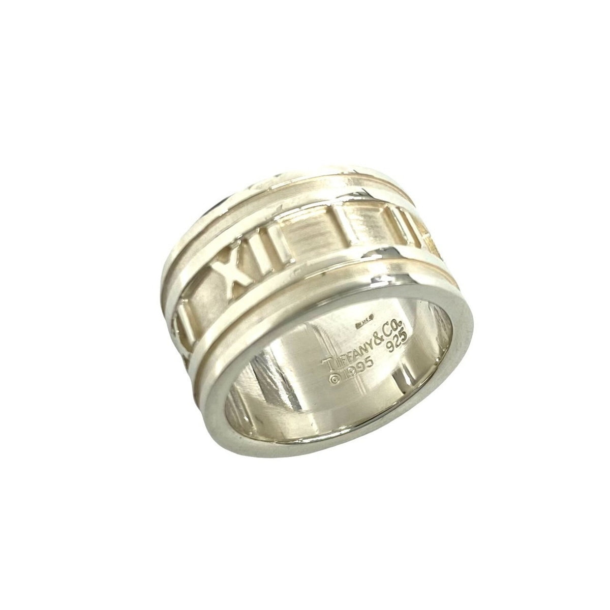 Tiffany Silver Silver 925 Band Ring (Pre-Owned)