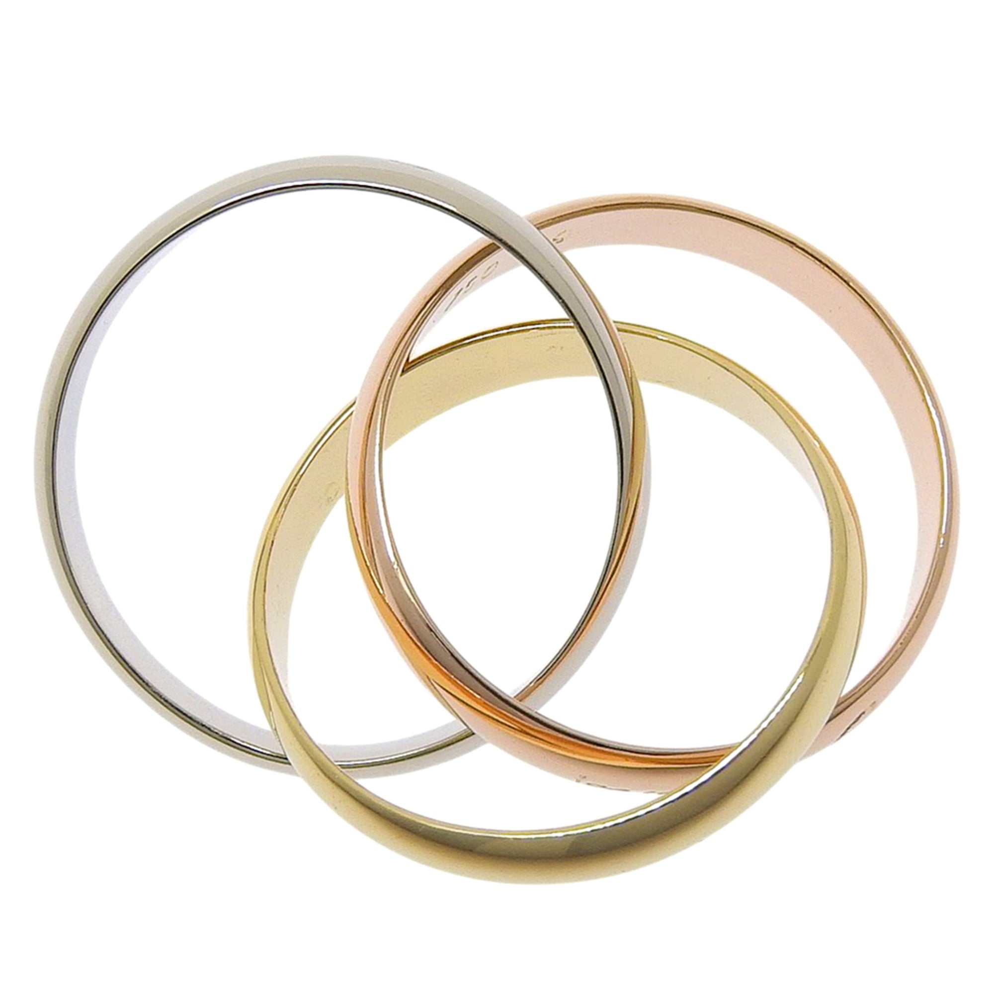 Cartier Trinity Yellow Gold (18K) Pink Gold (18K) White Gold (18K) Band Ring (Pre-Owned)