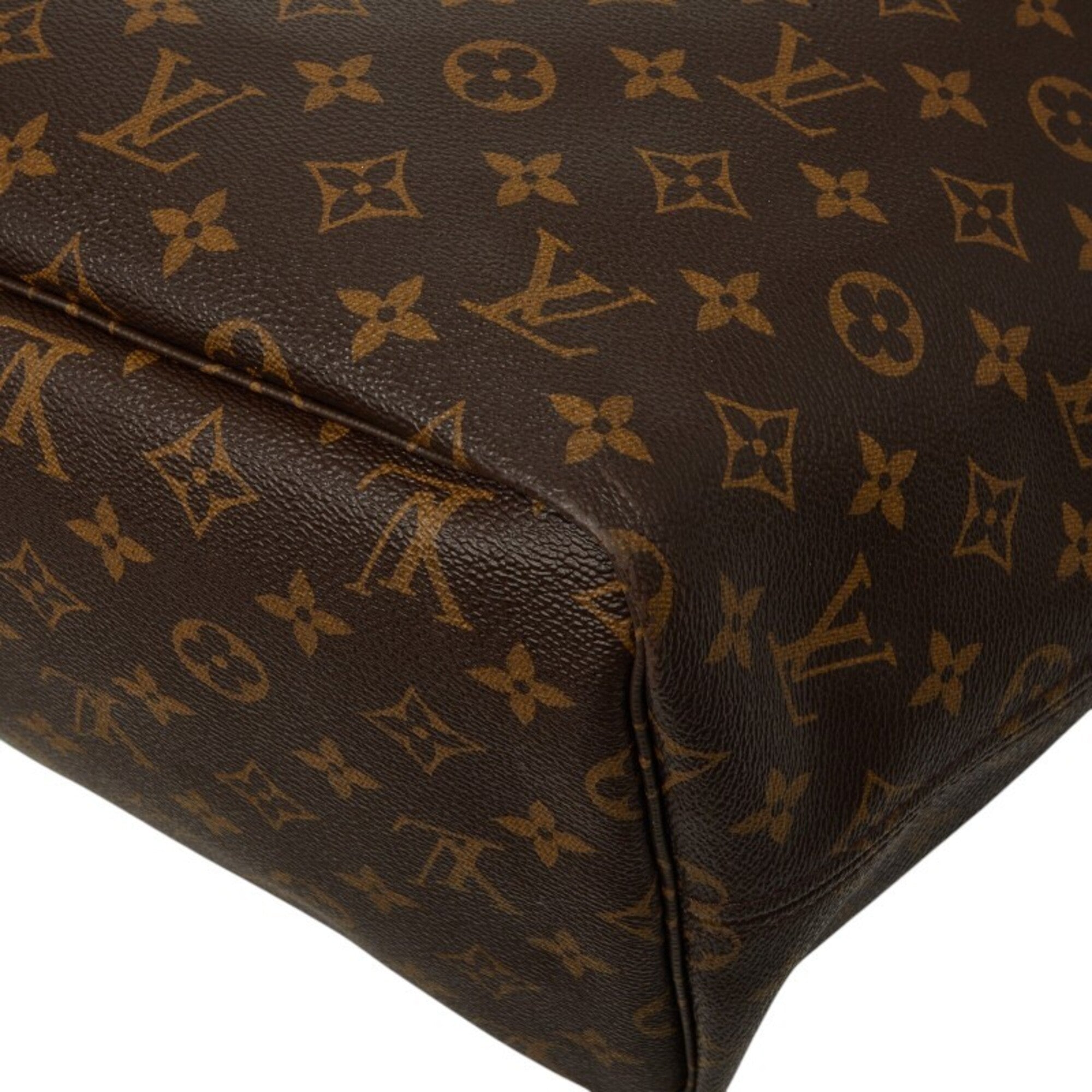 Louis Vuitton Brown Monogram Pvc Leather Shoulder Bag Tote Bag (Pre-Owned)