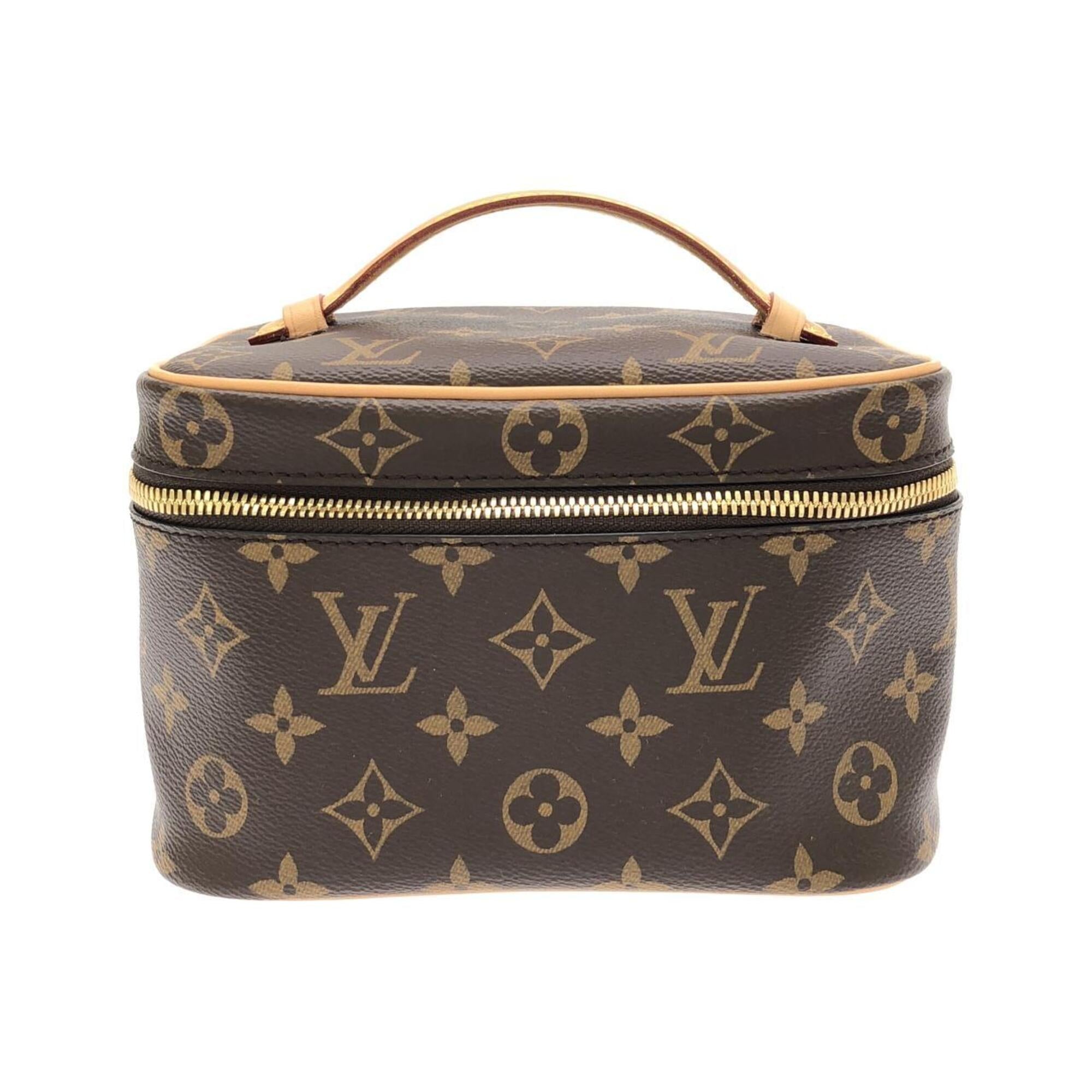 Louis Vuitton Marron Monogram Coated Canvas Handbag (Pre-Owned)