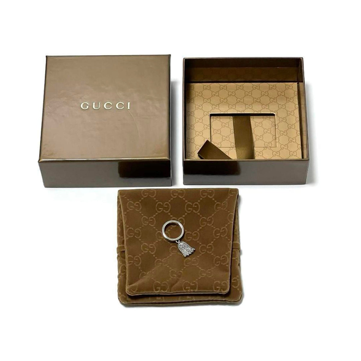Gucci Silver 925 Band Ring (Pre-Owned)