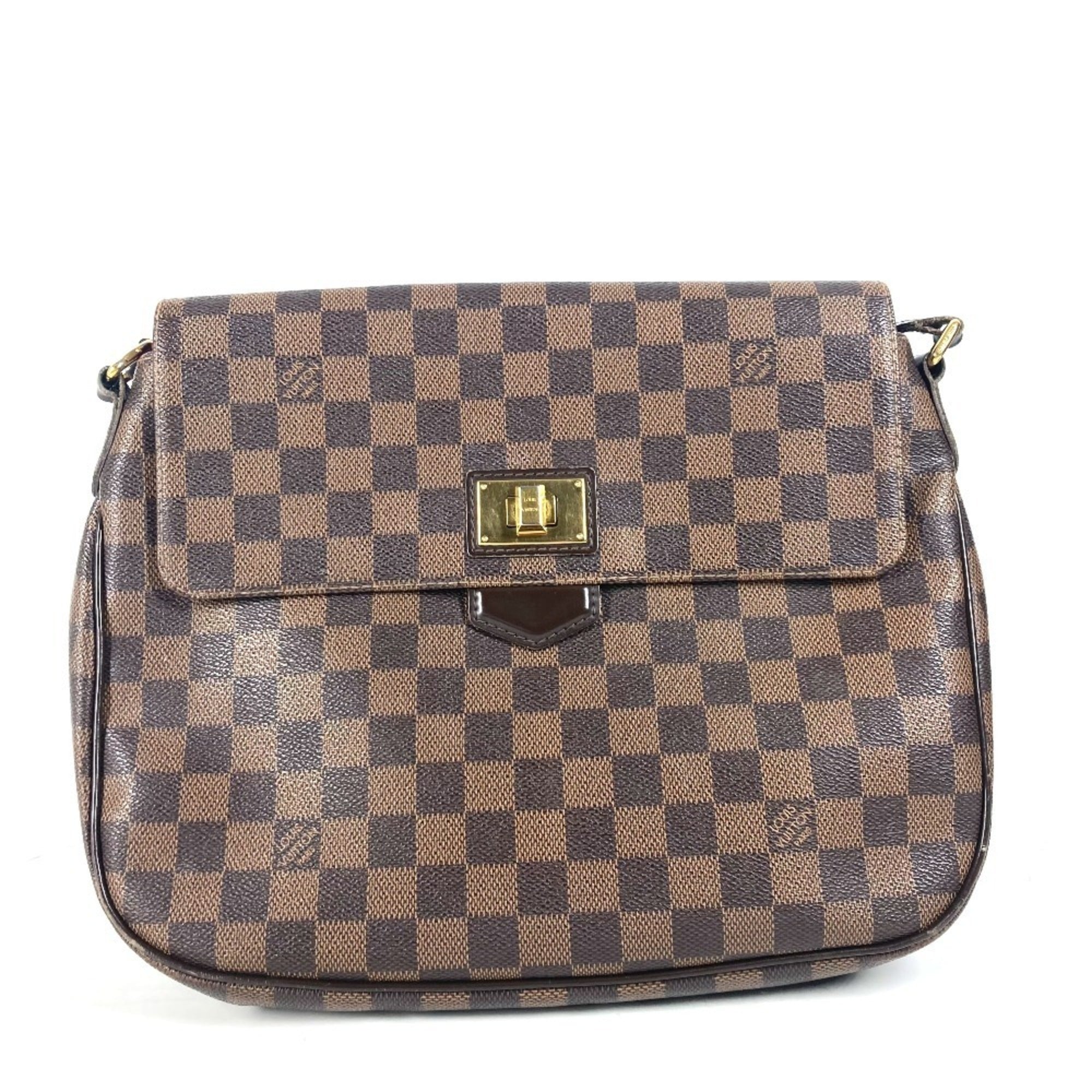 Louis Vuitton Brown Damier Canvas Ebene Damier Canvas Shoulder Bag (Pre-Owned)